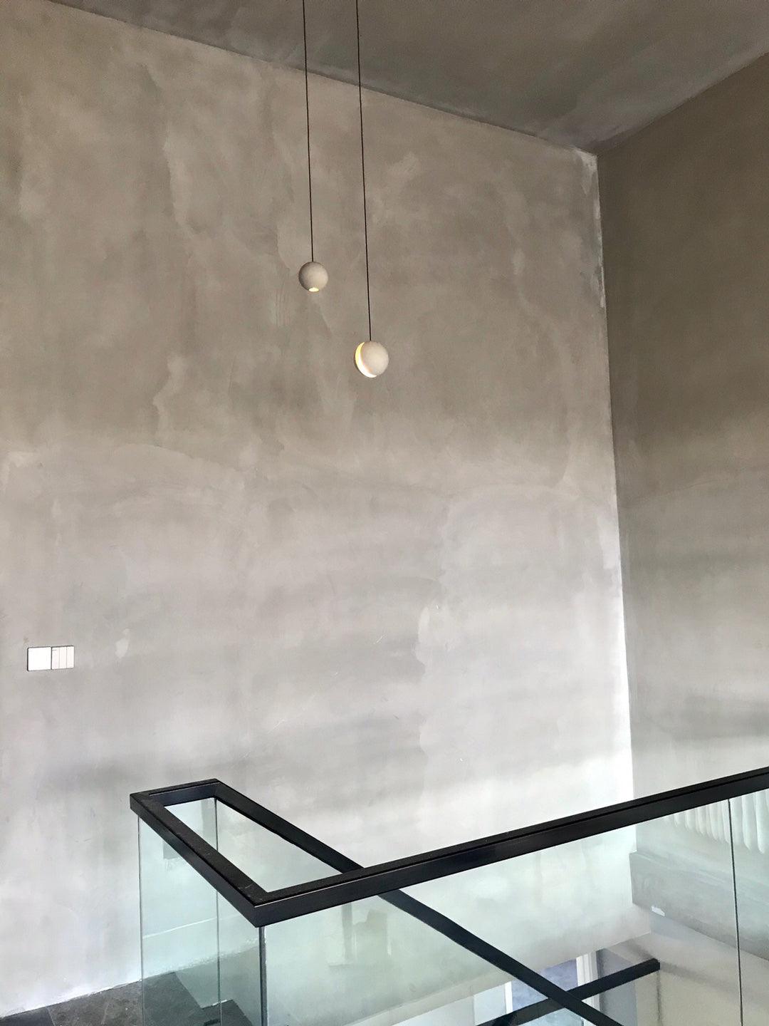 Moon Concrete Pendant Lamp - Blowlighting