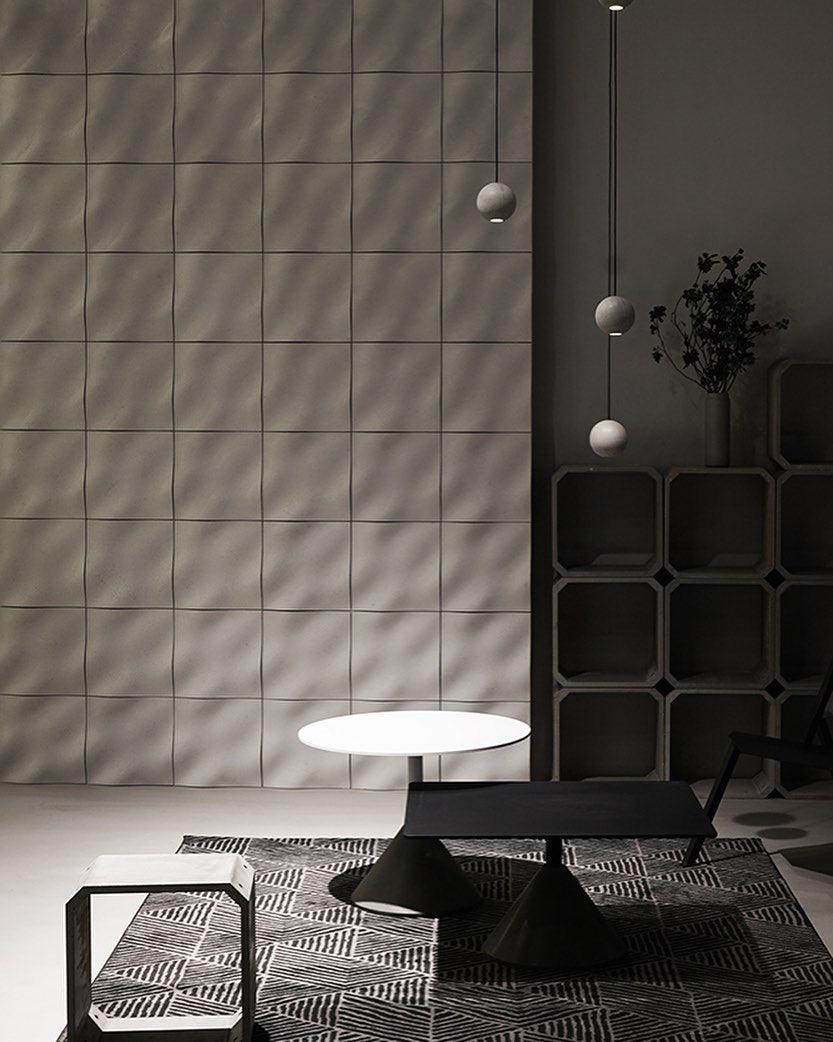 Moon Concrete Pendant Lamp - Blowlighting