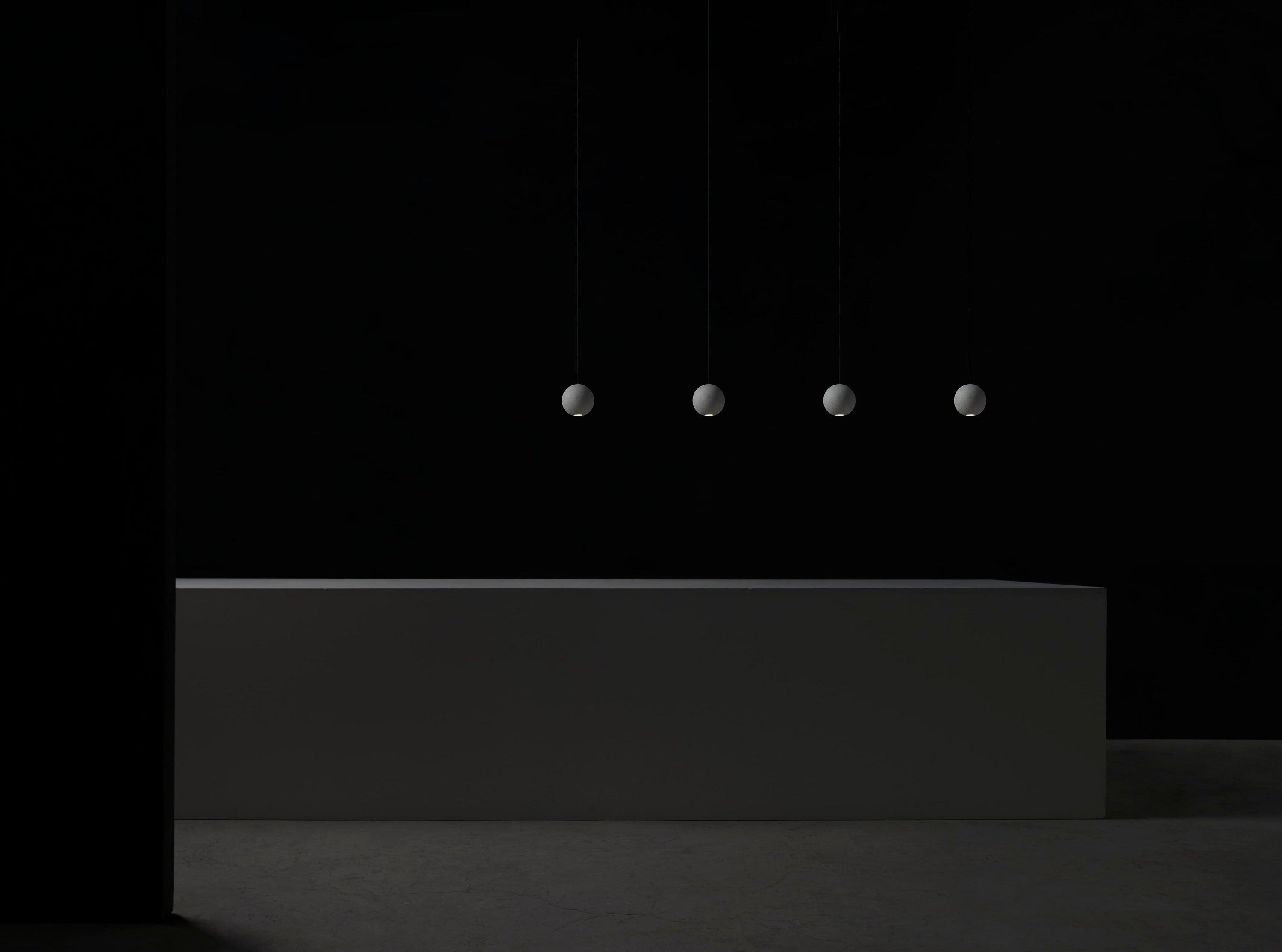 Moon Concrete Pendant Lamp - Blowlighting