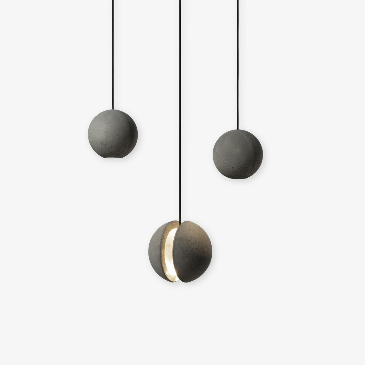 Moon Concrete Pendant Lamp - Blowlighting