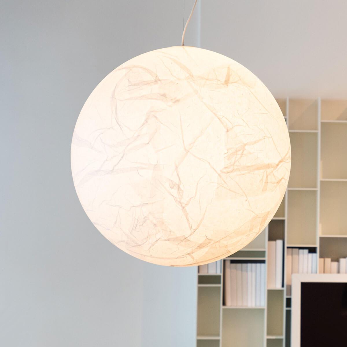 Globe Minimalistische Seiden-Pendelleuchte-Letslighting