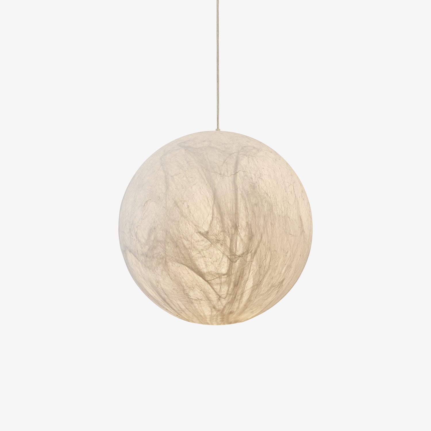 Globe Minimalistische Seiden-Pendelleuchte-Letslighting