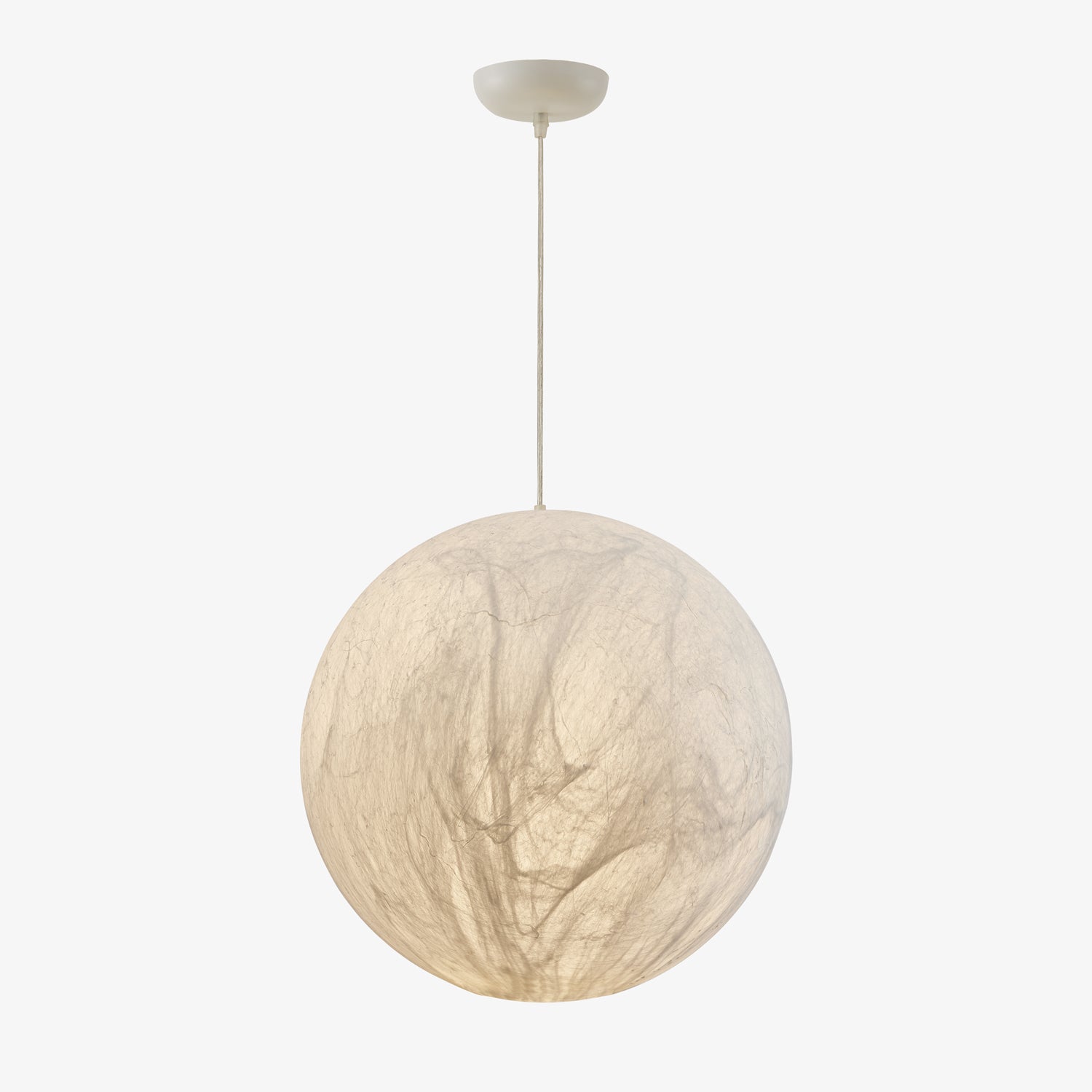Globe Minimalistische Seiden-Pendelleuchte-Letslighting