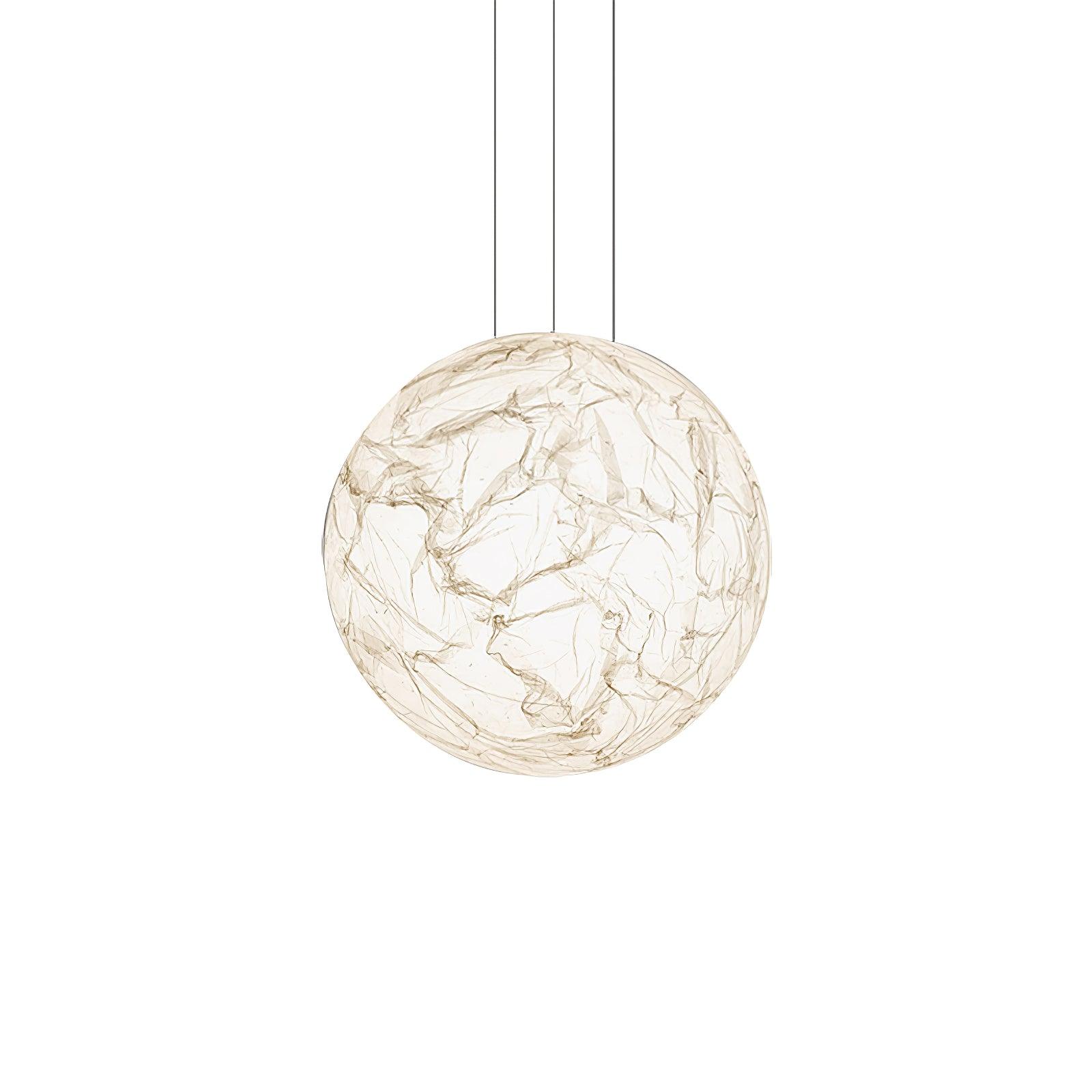 Globe Minimalistische Seiden-Pendelleuchte-Letslighting