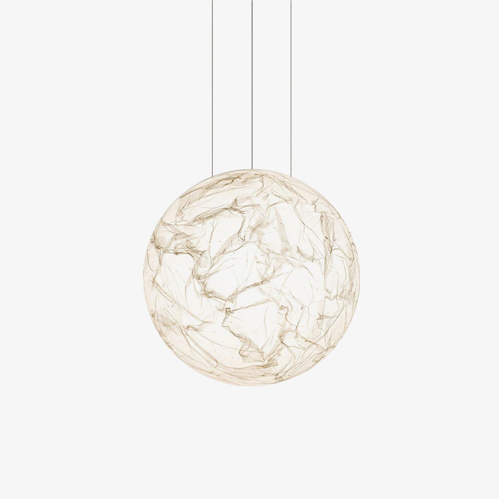 Globe Minimalistische Seiden-Pendelleuchte-Letslighting