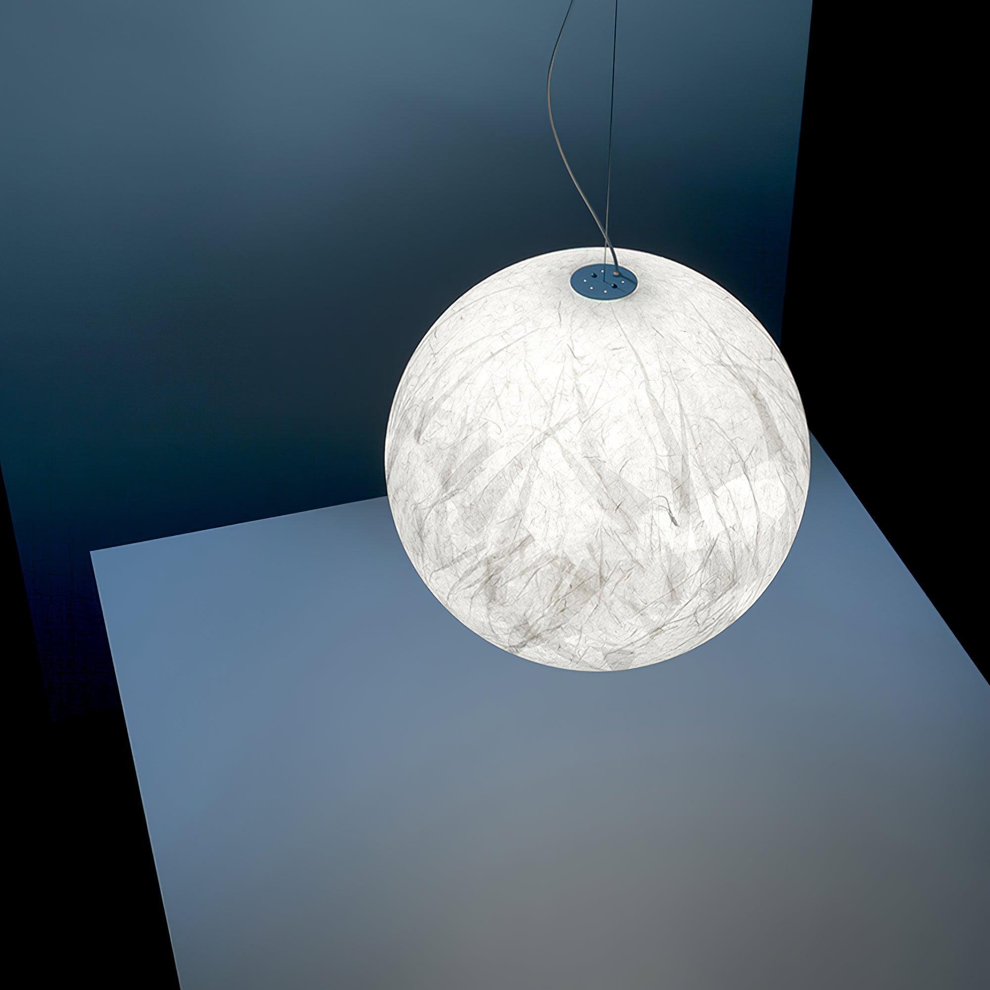 Globe Minimalistische Seiden-Pendelleuchte-Letslighting