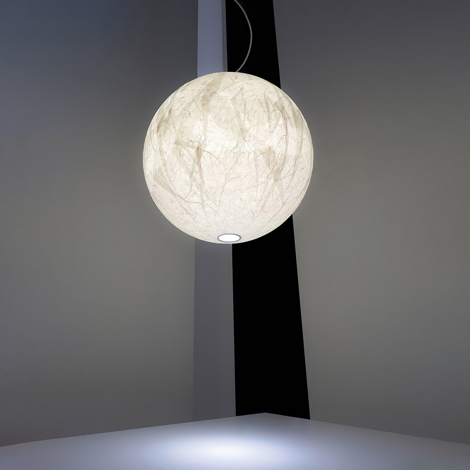 Globe Minimalistische Seiden-Pendelleuchte-Letslighting