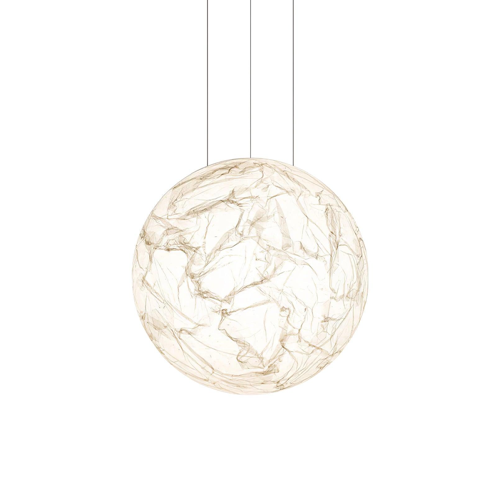 Globe Minimalistische Seiden-Pendelleuchte-Letslighting