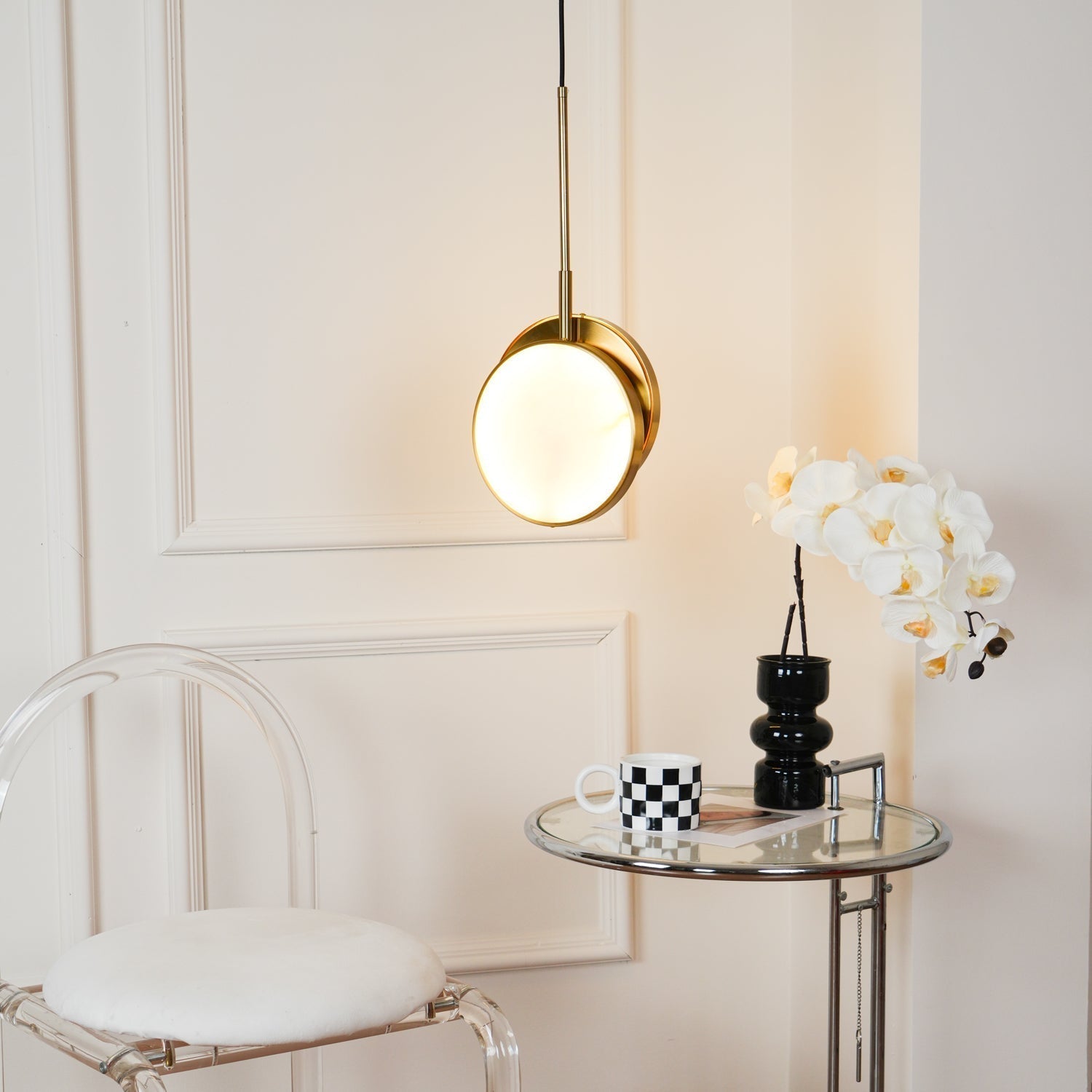 Synoryra Dual Disc Alabaster Pendant Light - Neutralighting