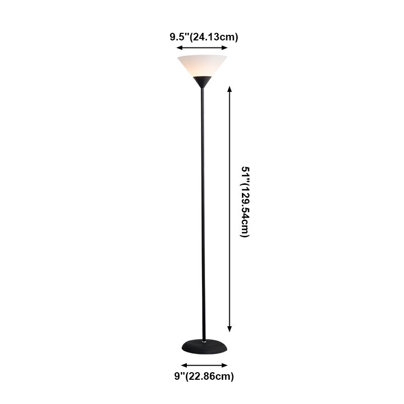 Valentina Modern Stehlampe, 5 Farben, Metall/Acryl, Cup, Schlafzimmer