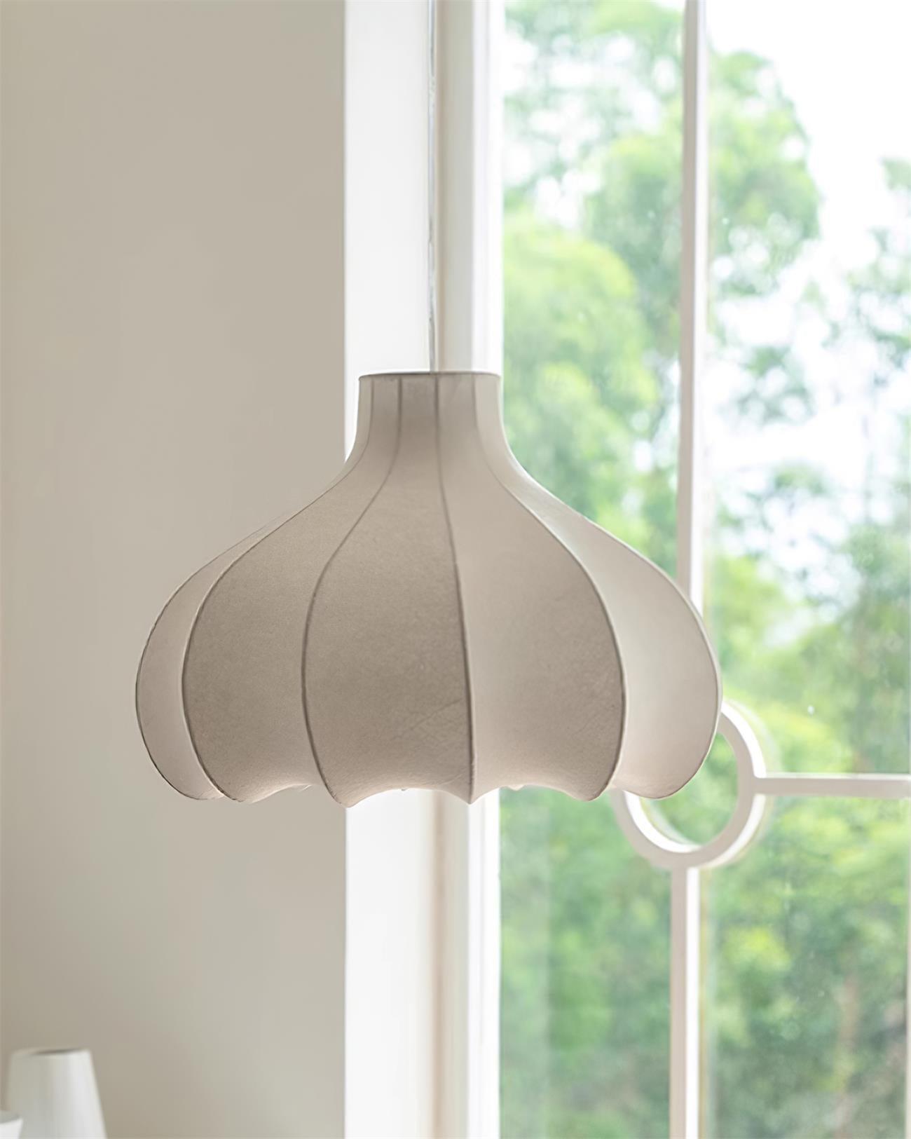 Pendelleuchte Gefalteter Seidenschirm Zeitgenössisch-Letslighting