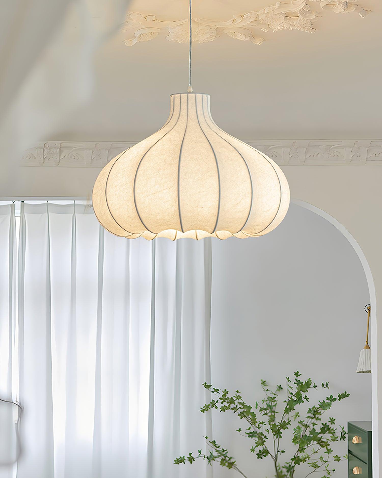 Pendelleuchte Gefalteter Seidenschirm Zeitgenössisch-Letslighting