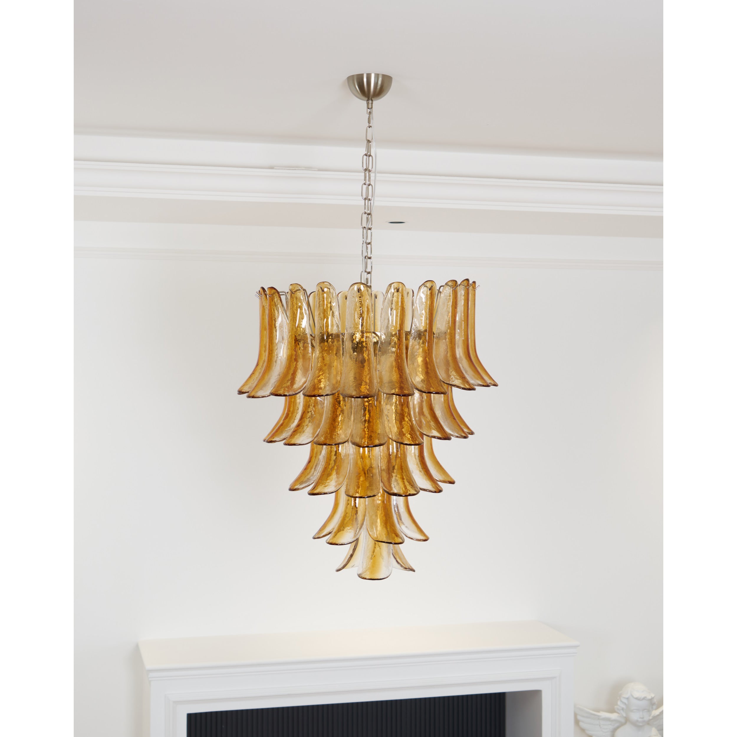 Orshaan Postmodern Luxury Metal Glass Chandelier - Letslighting