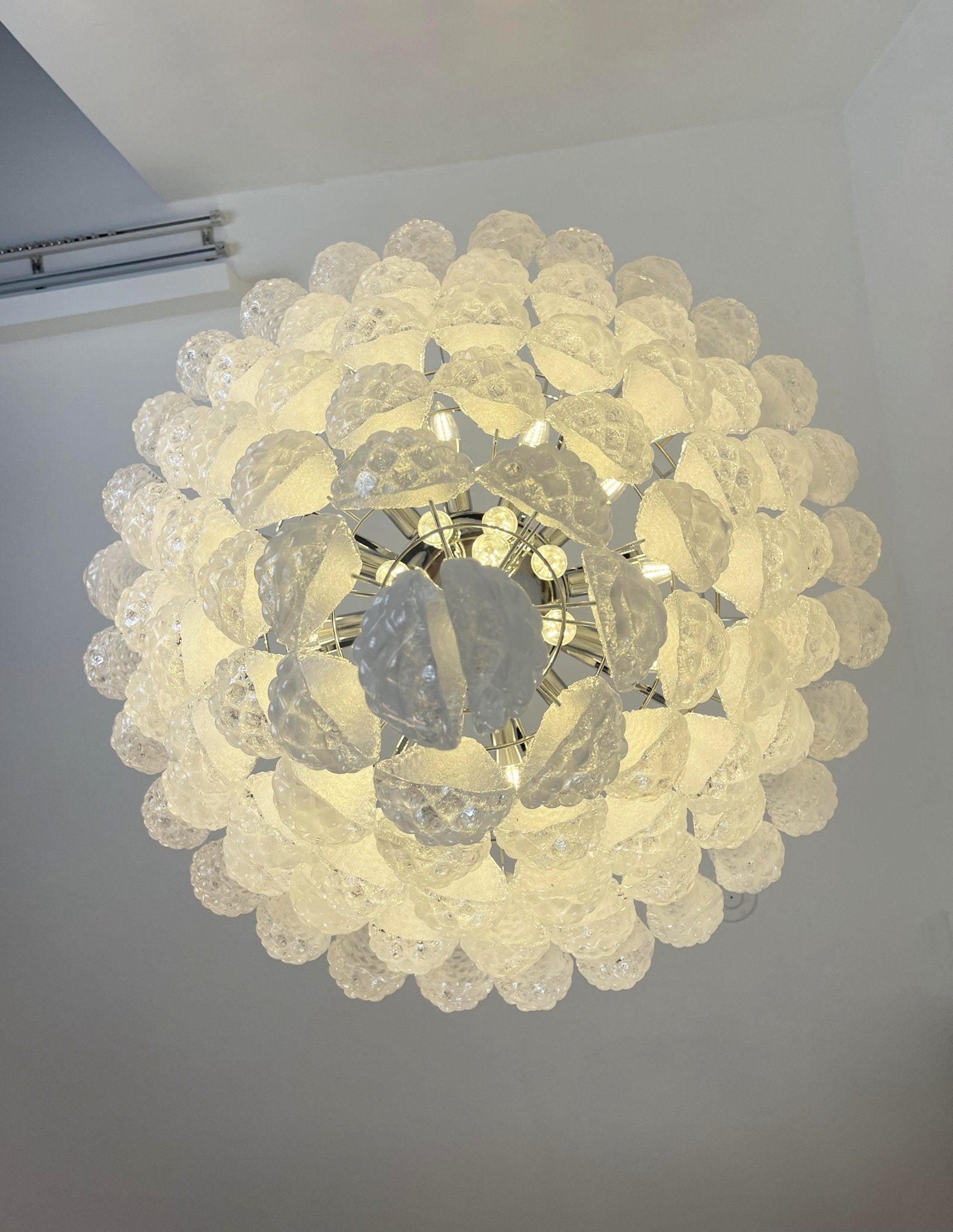 Aurora Chandelier Pinecone Murano Glass Textured Luxury - Neutralighting