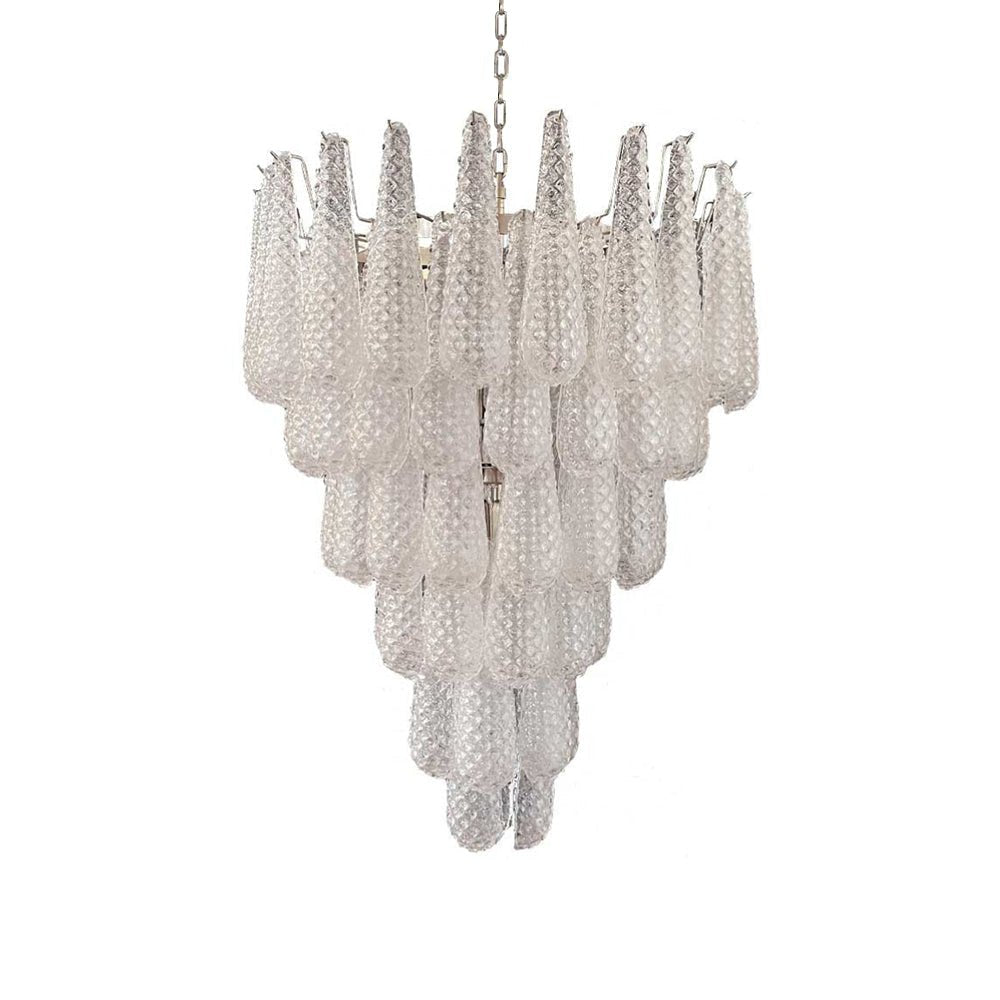 Aurora Chandelier Pinecone Murano Glass Textured Luxury - Neutralighting