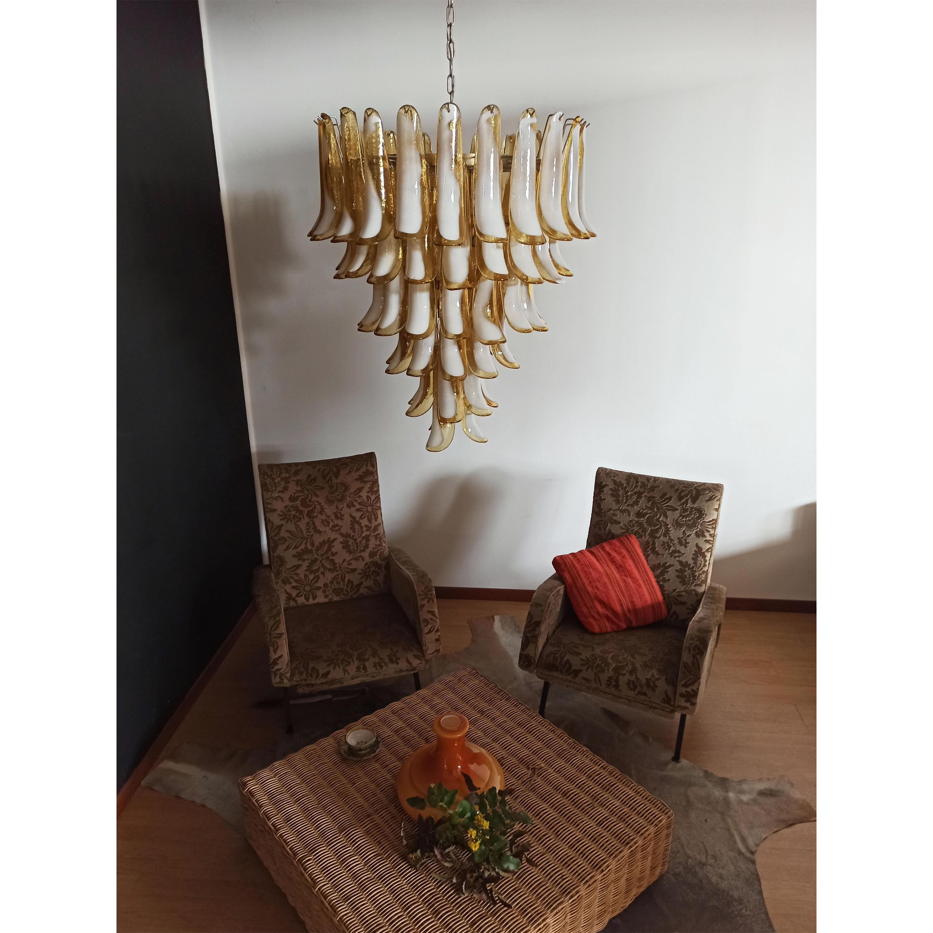 Alsorisra Postmodern Luxury Petal Glass Chandelier - Letslighting