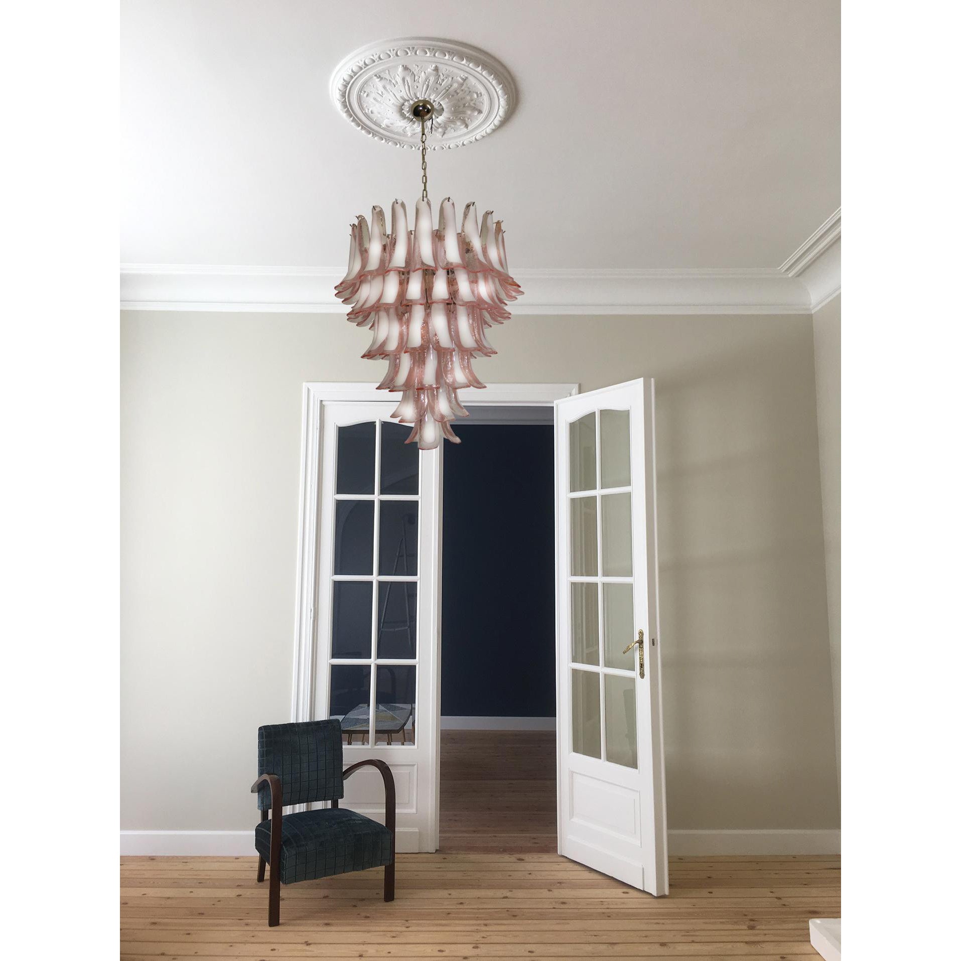Alsorisra Postmodern Luxury Petal Glass Chandelier - Letslighting