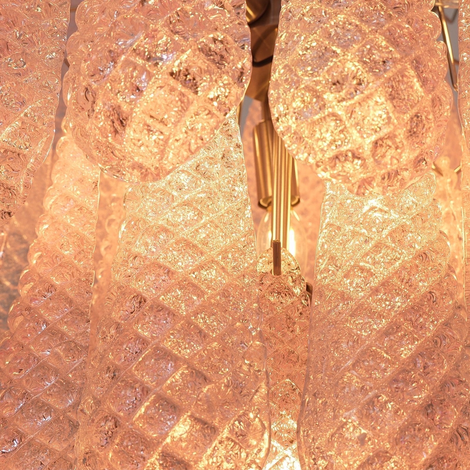 Aurora Chandelier Pink Dewdrop Cascading Romantic - Neutralighting