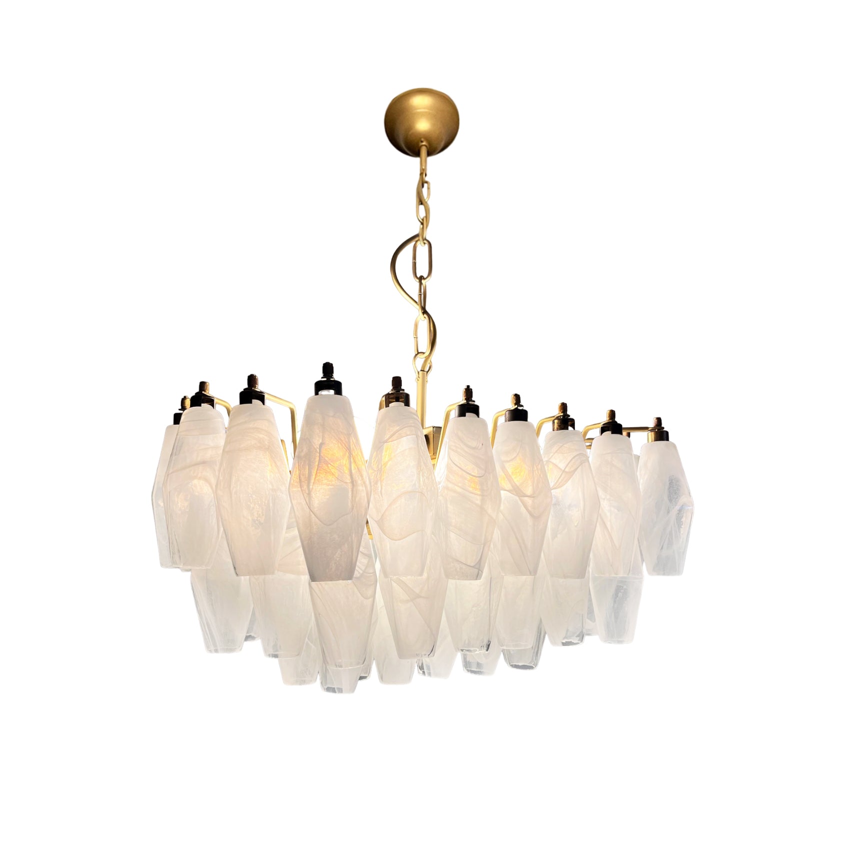Ardoriel Postmodern Luxury Poliedri Alabaster Chandelier - Letslighting