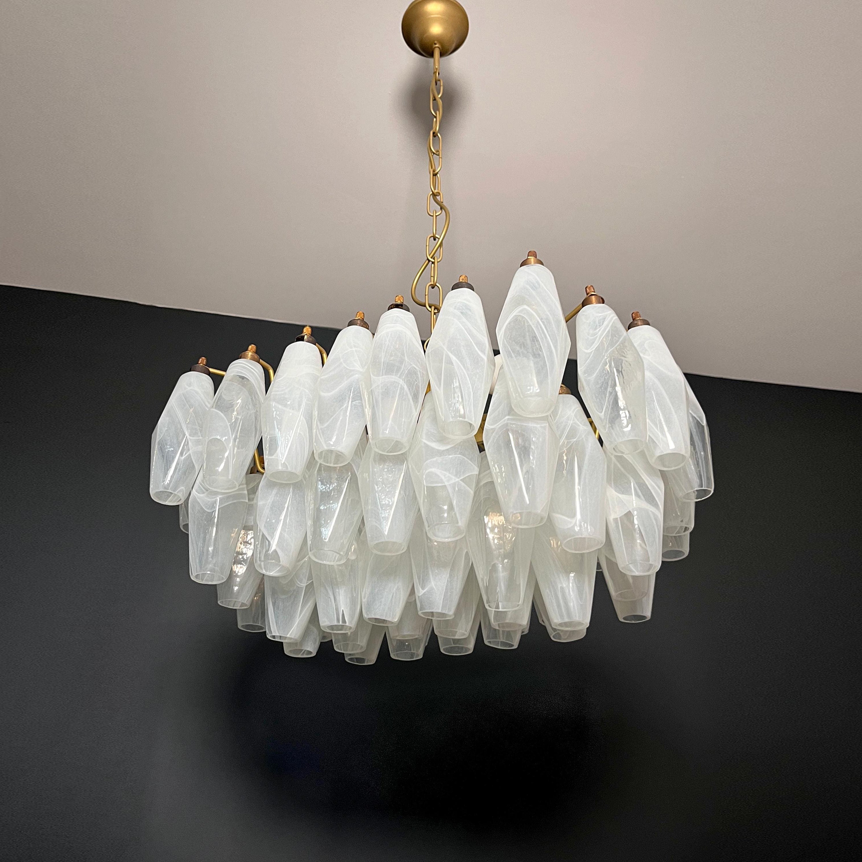 Ardoriel Postmodern Luxury Poliedri Alabaster Chandelier - Letslighting