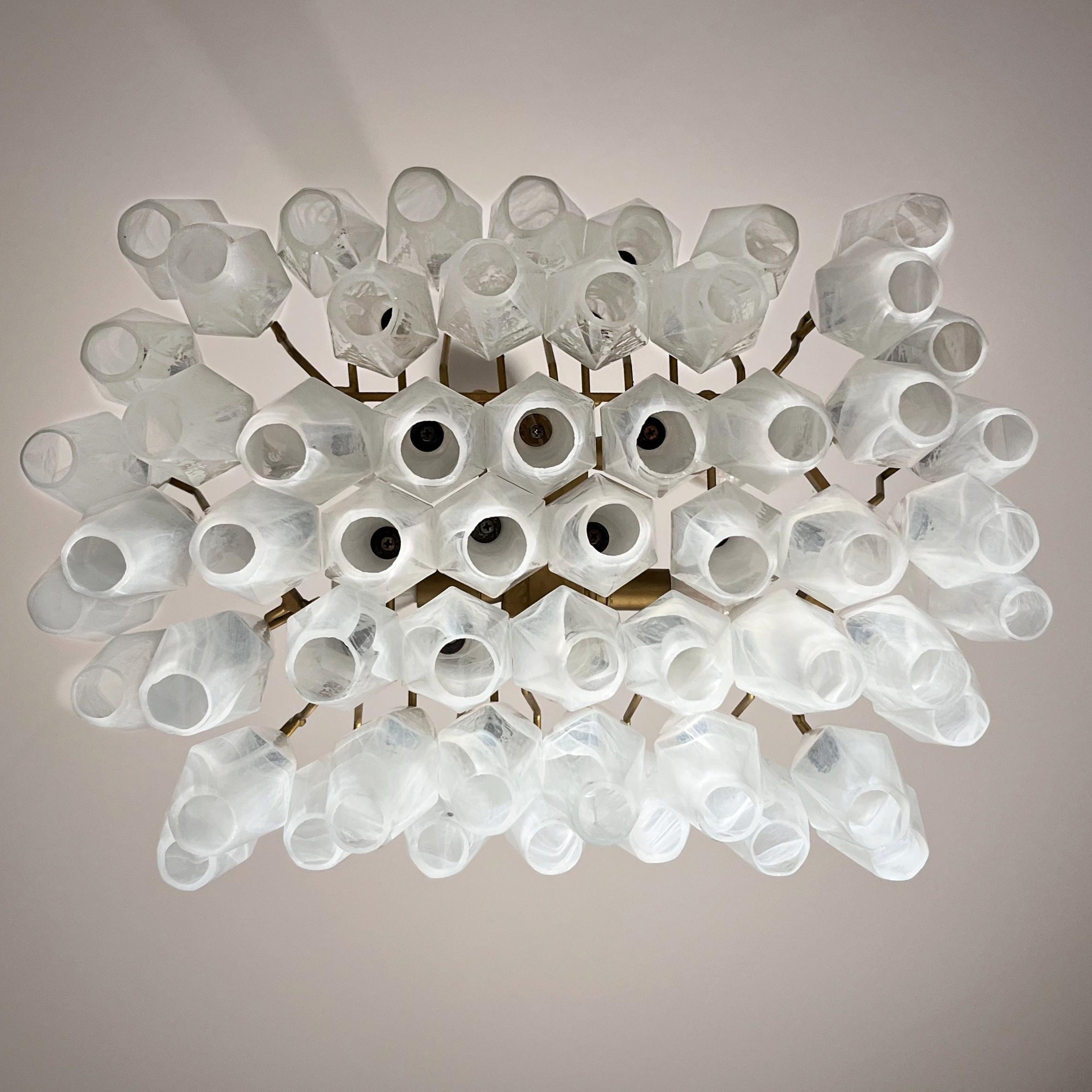 Ardoriel Postmodern Luxury Poliedri Alabaster Chandelier - Letslighting