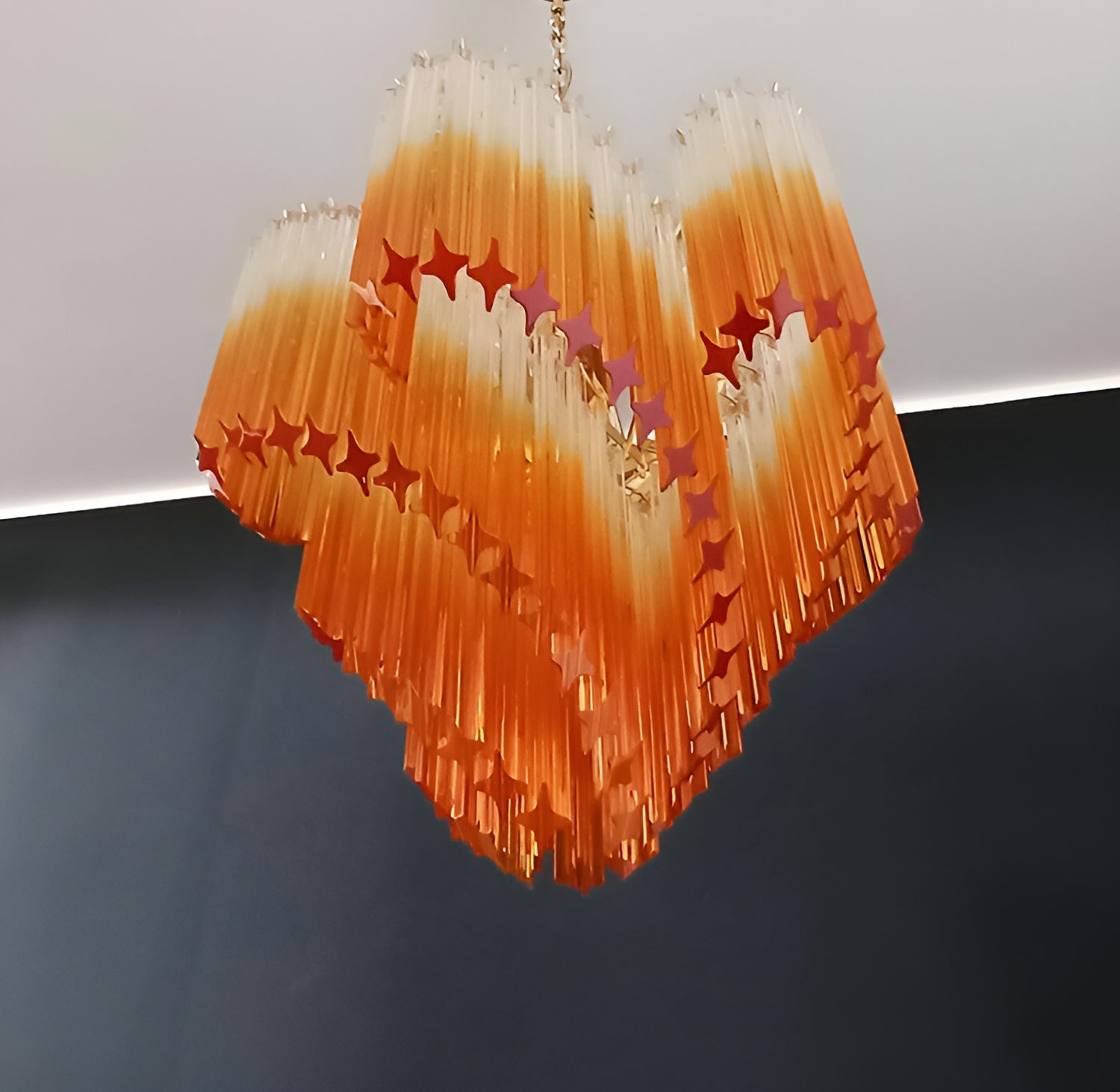 Evmararae Kronleuchter aus Farbverlaufsglas-Letslighting