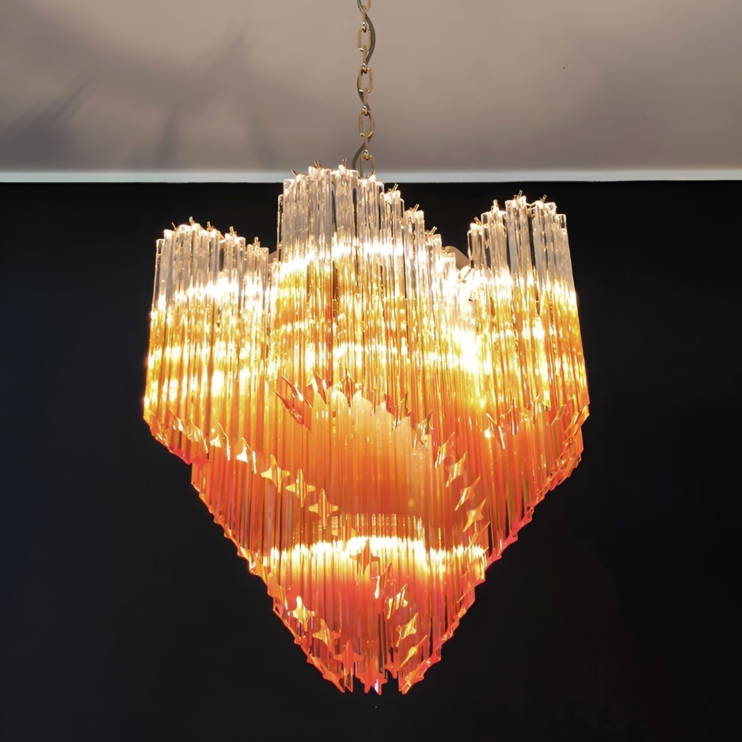 Evmararae Kronleuchter aus Farbverlaufsglas-Letslighting