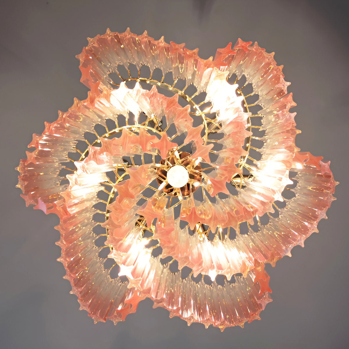 Evmararae Kronleuchter aus Farbverlaufsglas-Letslighting