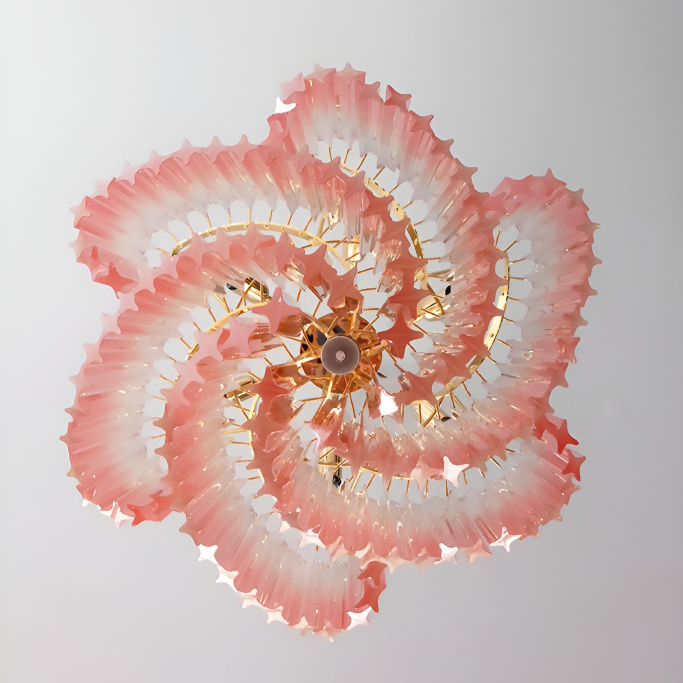 Evmararae Kronleuchter aus Farbverlaufsglas-Letslighting