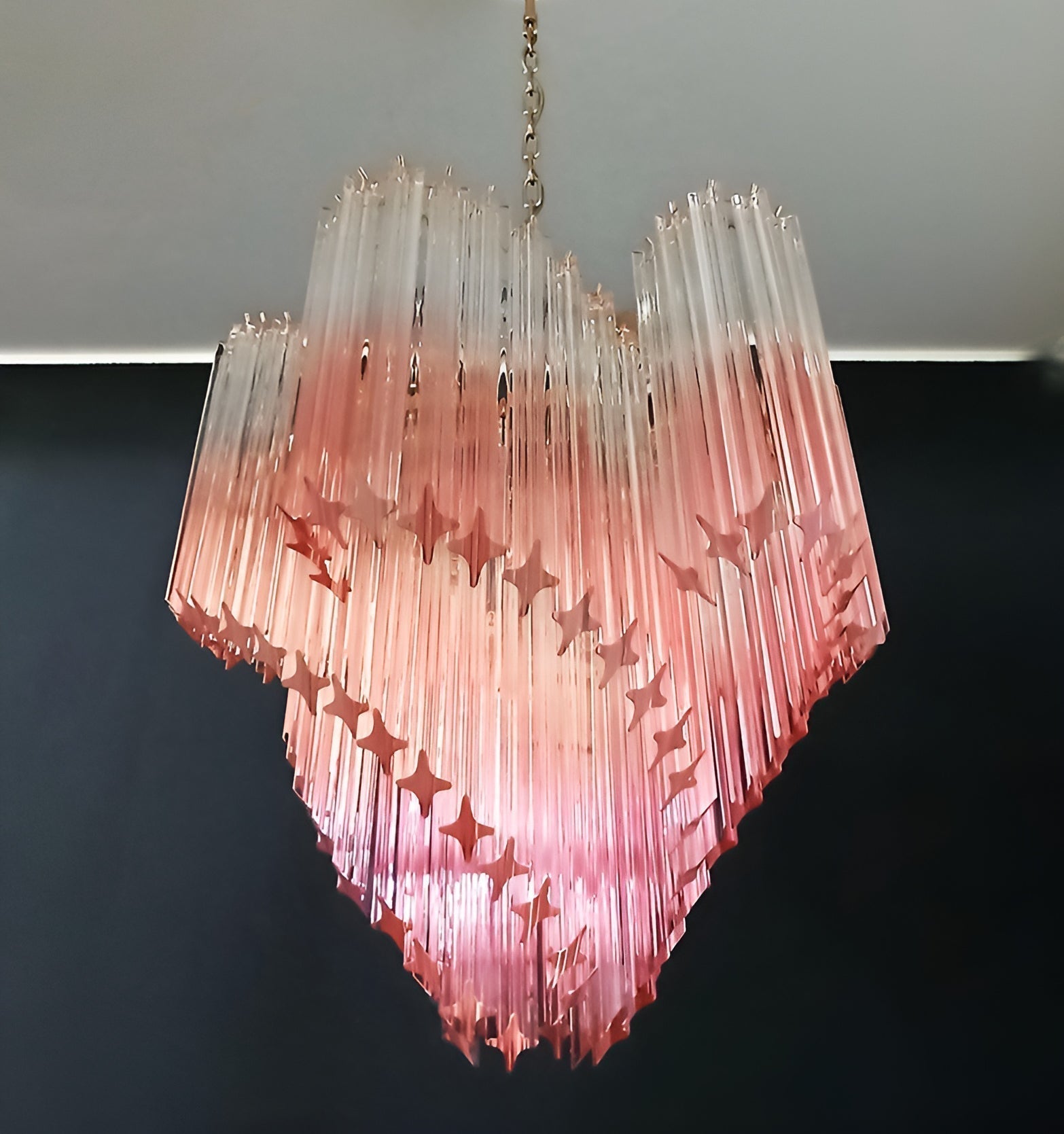 Evmararae Kronleuchter aus Farbverlaufsglas-Letslighting