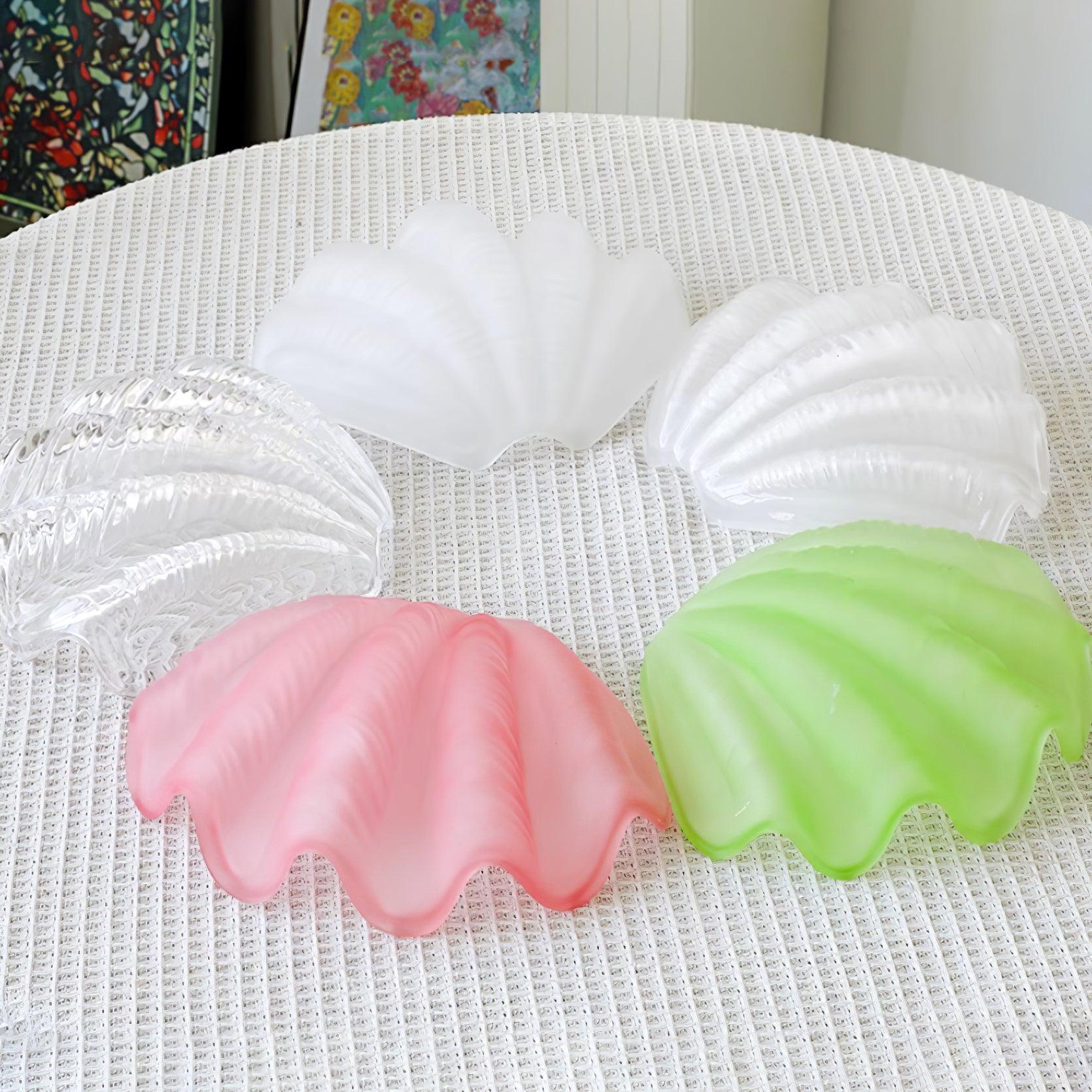 Pendant Lamp Pink Murano Shell with Brass Baroque - Letslighting