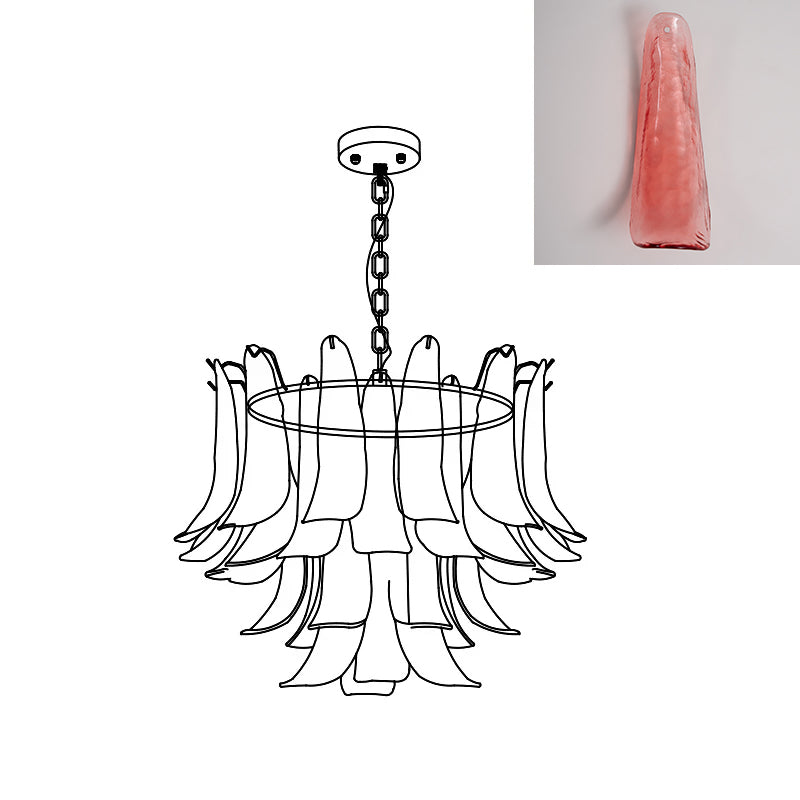 Moirai Kronleuchter aus Murano-Glas