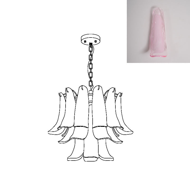 Moirai Kronleuchter aus Murano-Glas