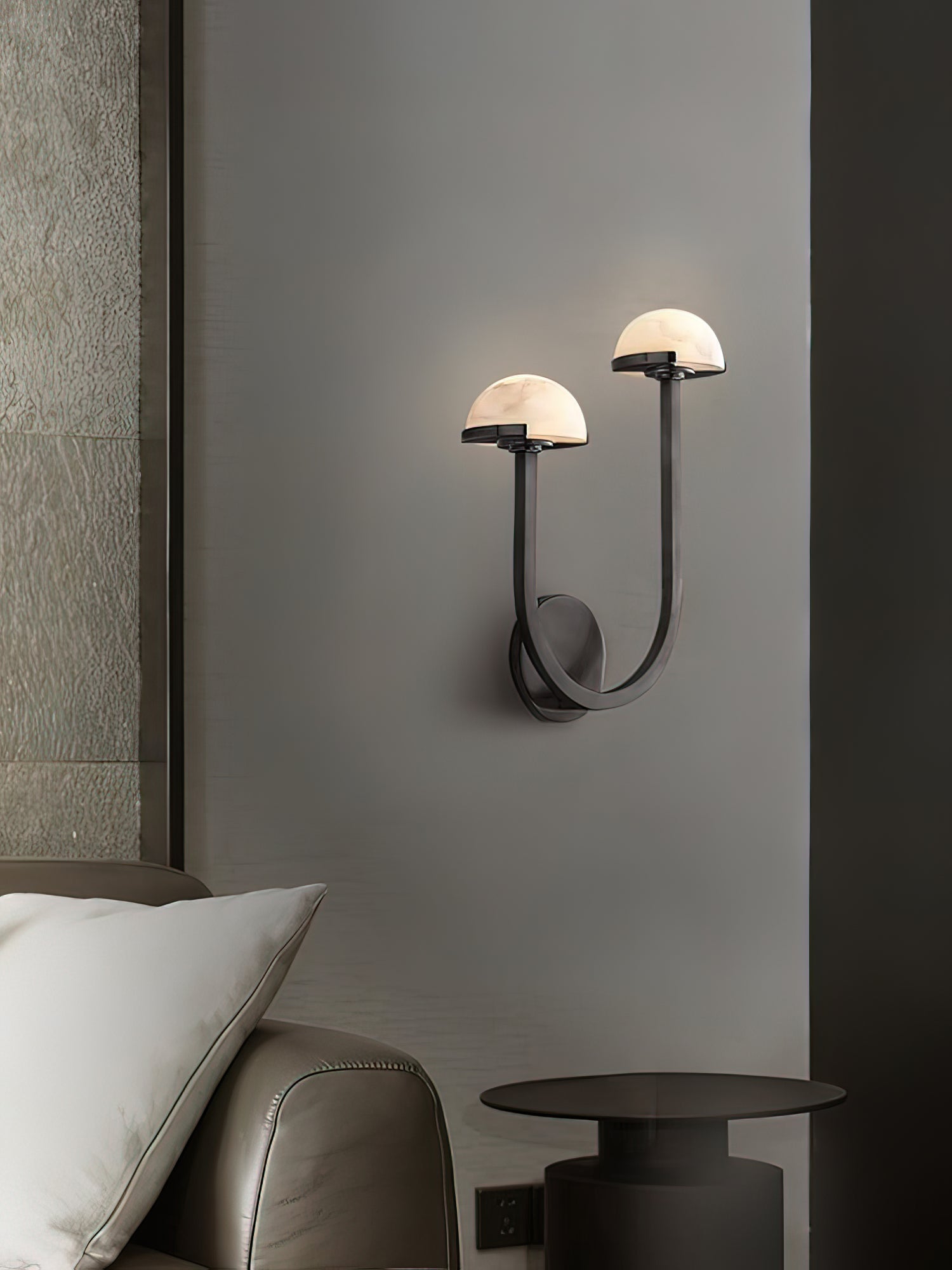 Vitalira Double Alabaster Wall Light - Blowlighting