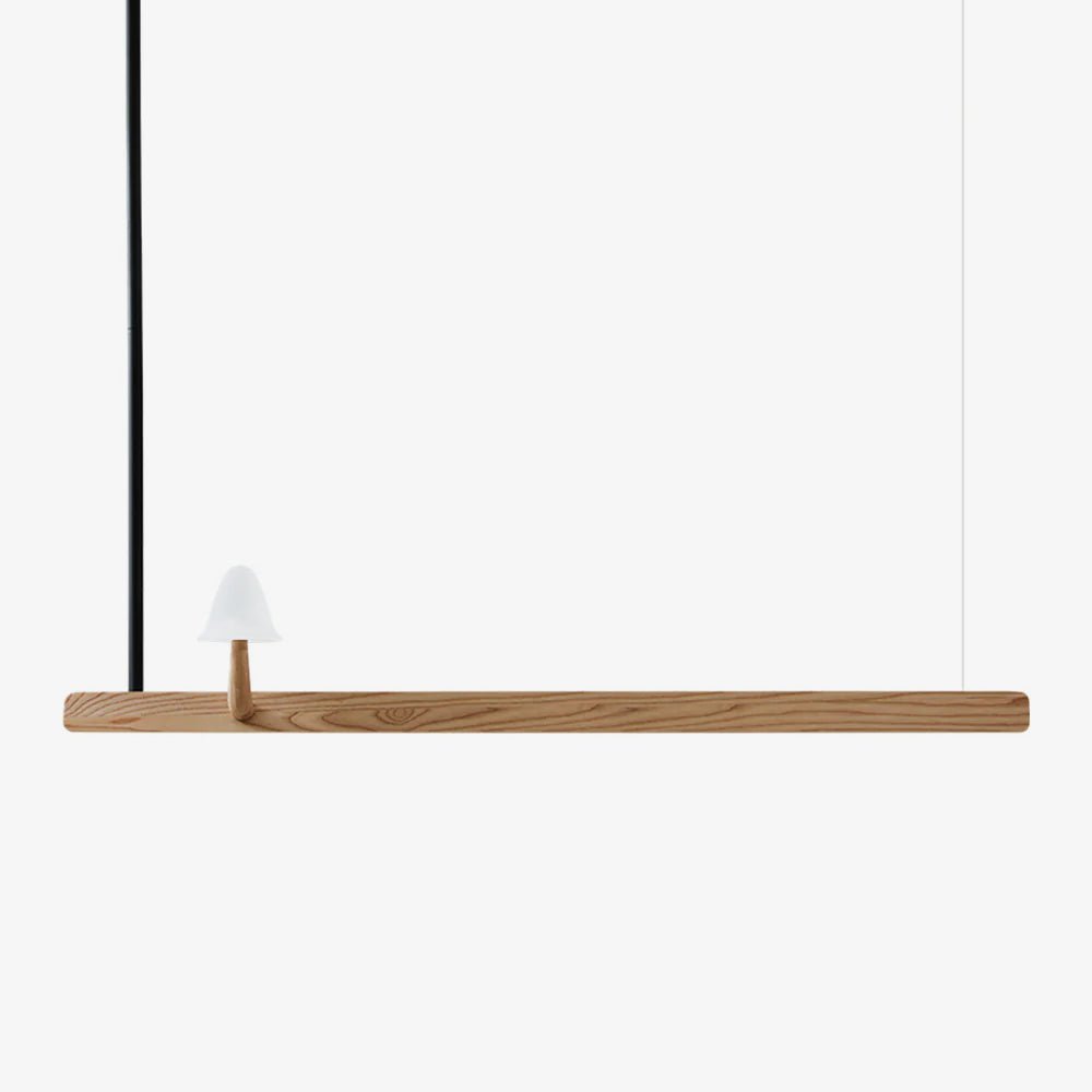 Lustra Kronleuchter Pilz Holz Minimalistisch Modern-Letslighting