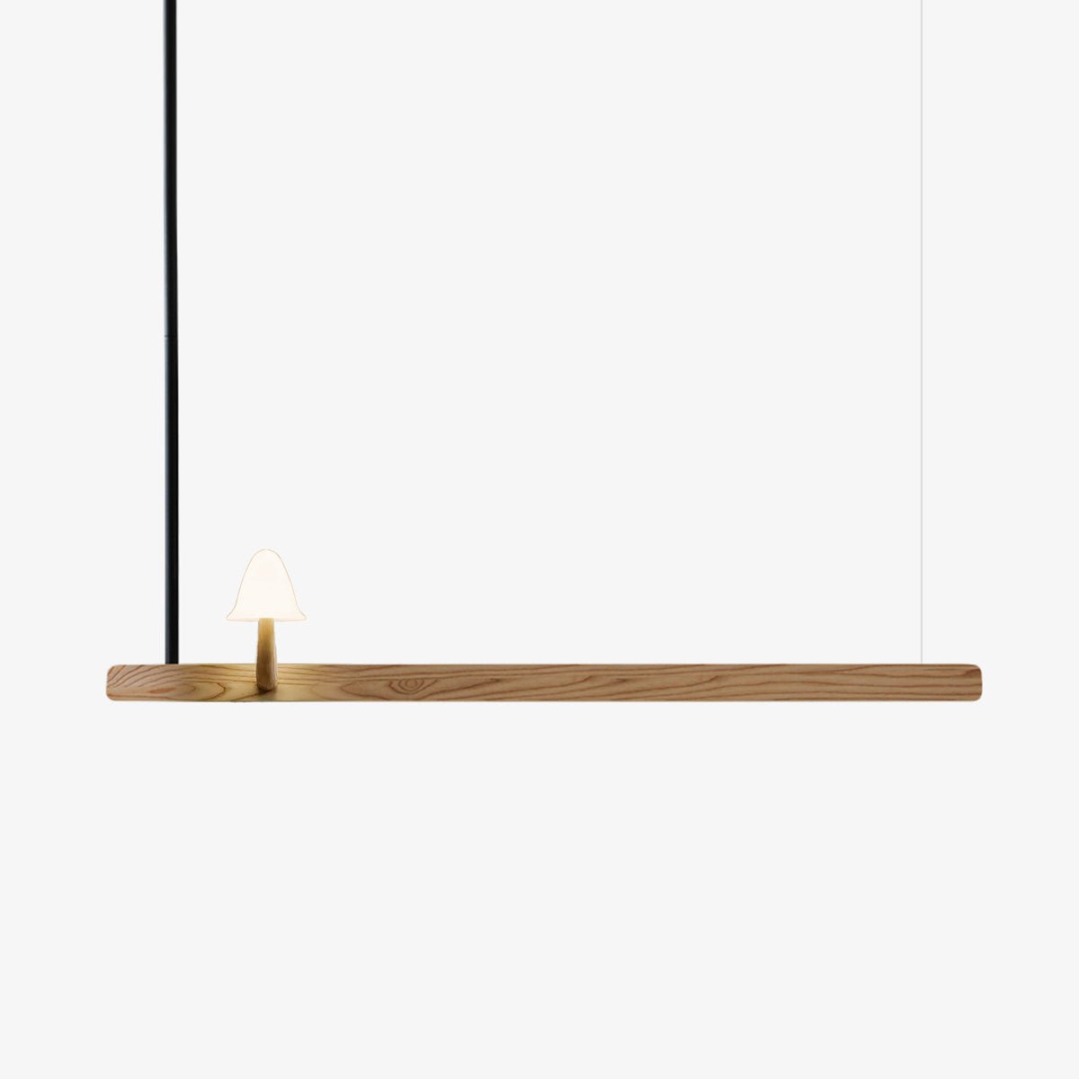 Lustra Kronleuchter Pilz Holz Minimalistisch Modern-Letslighting