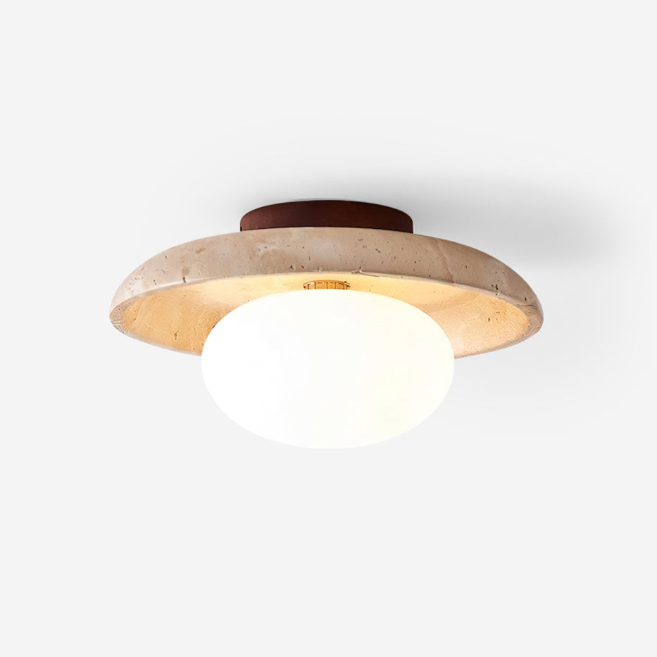Mylie Travertine Ceiling Light - Letslighting