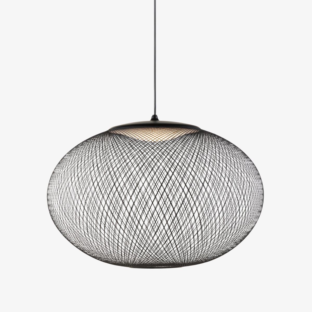Lustra Pendelleuchte lic Netz Schwarz-Letslighting