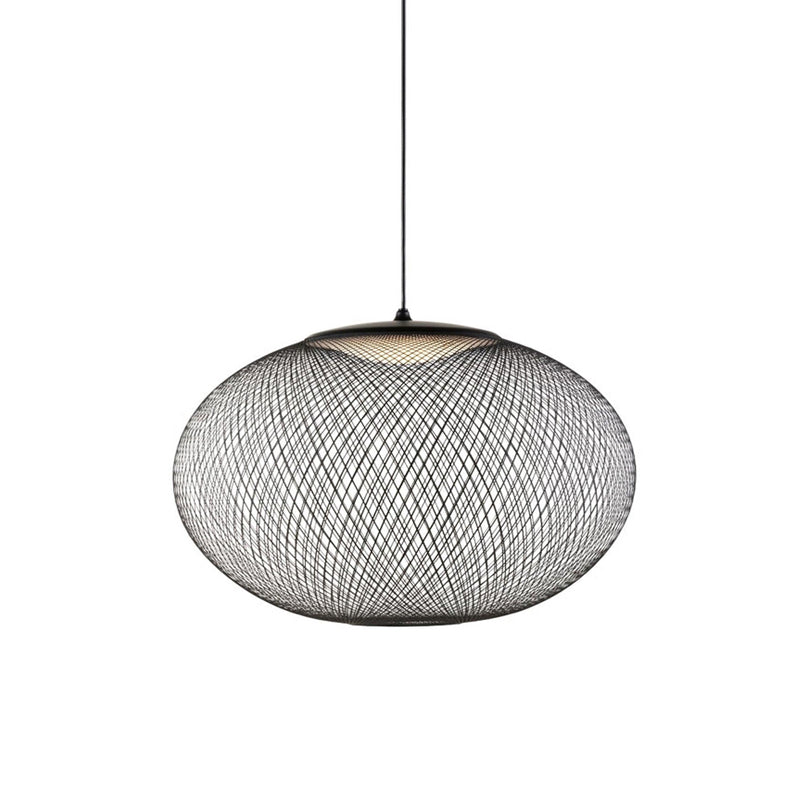 Lustra Pendelleuchte lic Netz Schwarz-Letslighting