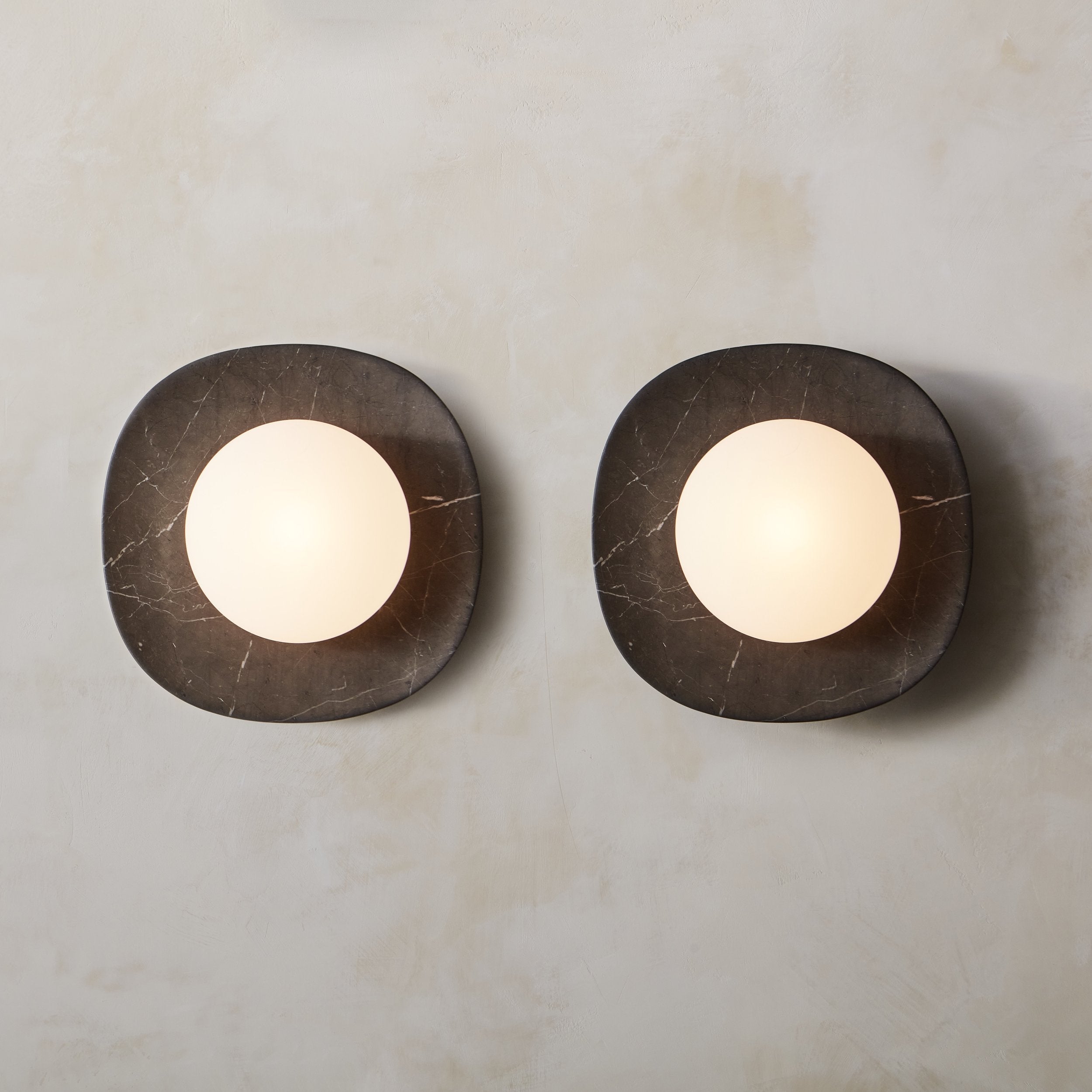 Cinoreth Marmor Glas Wandleuchte-Letslighting