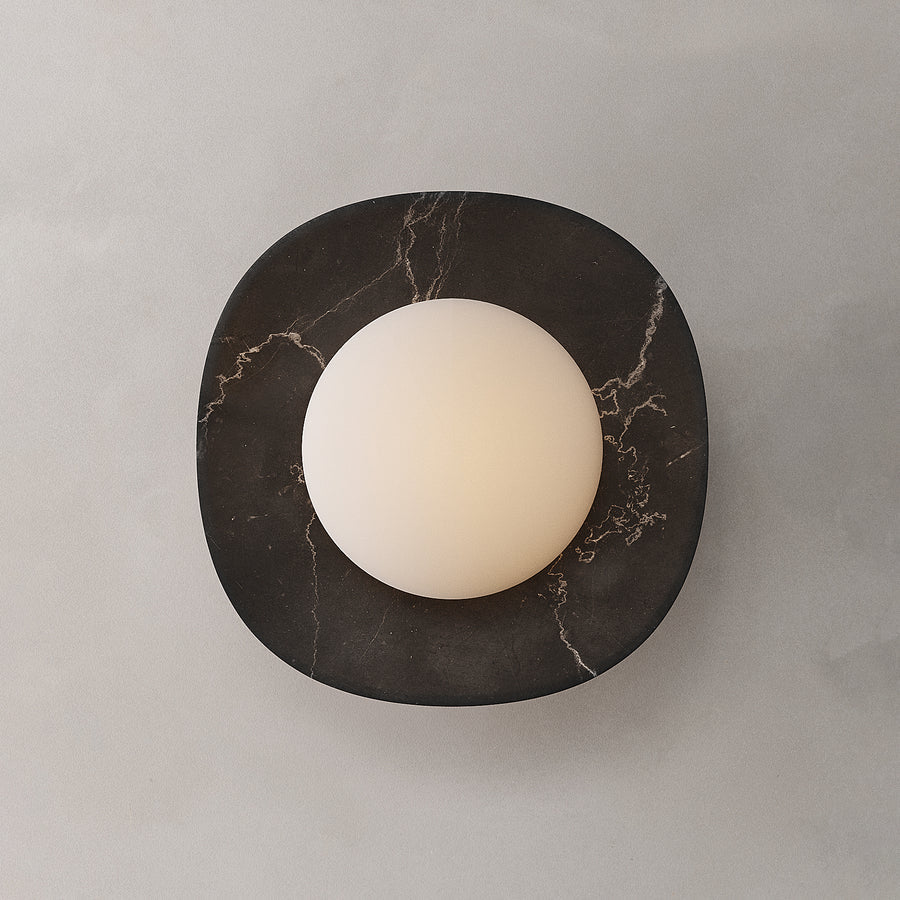Cinoreth Marmor Glas Wandleuchte-Letslighting