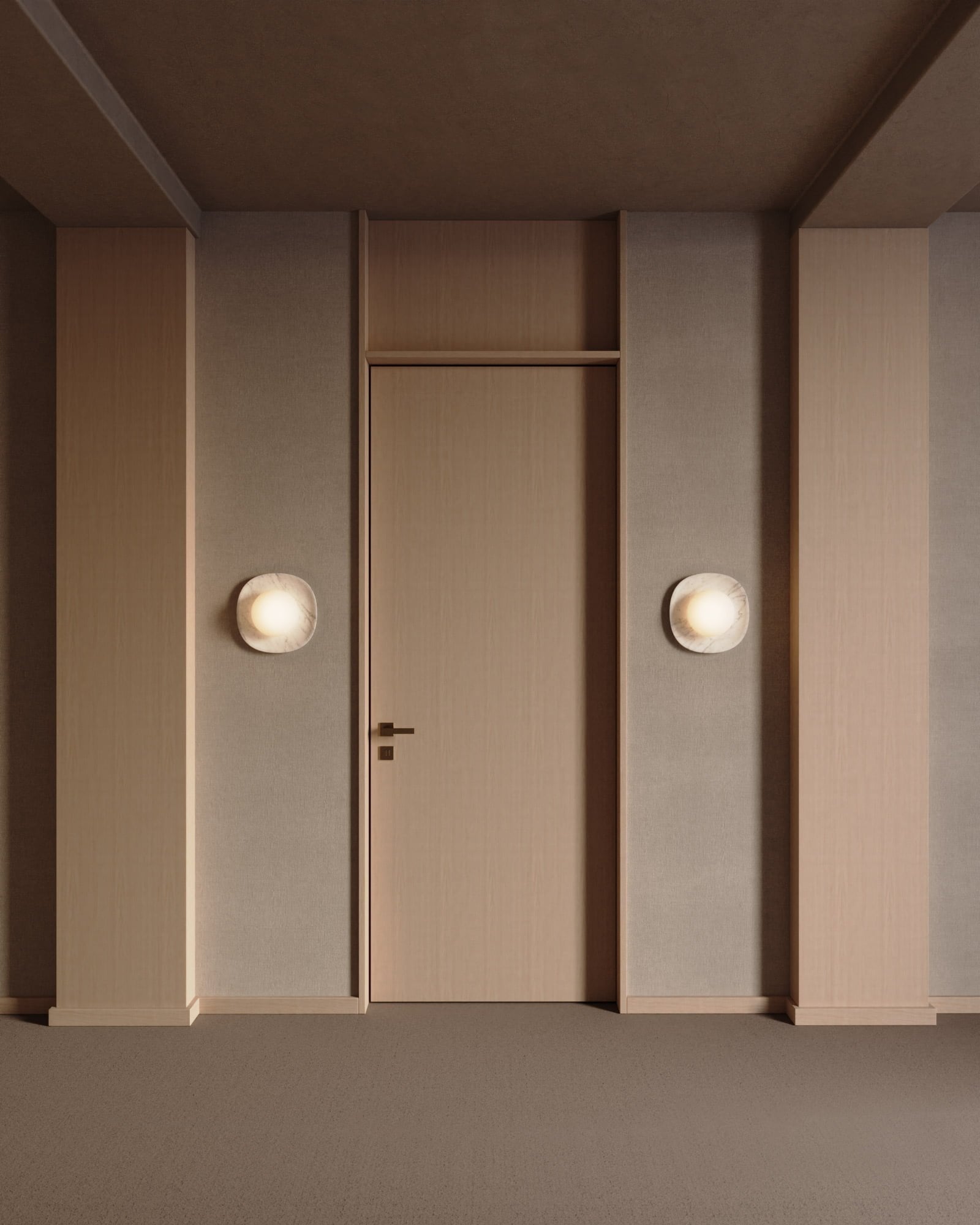 Cinoreth Marmor Glas Wandleuchte-Letslighting
