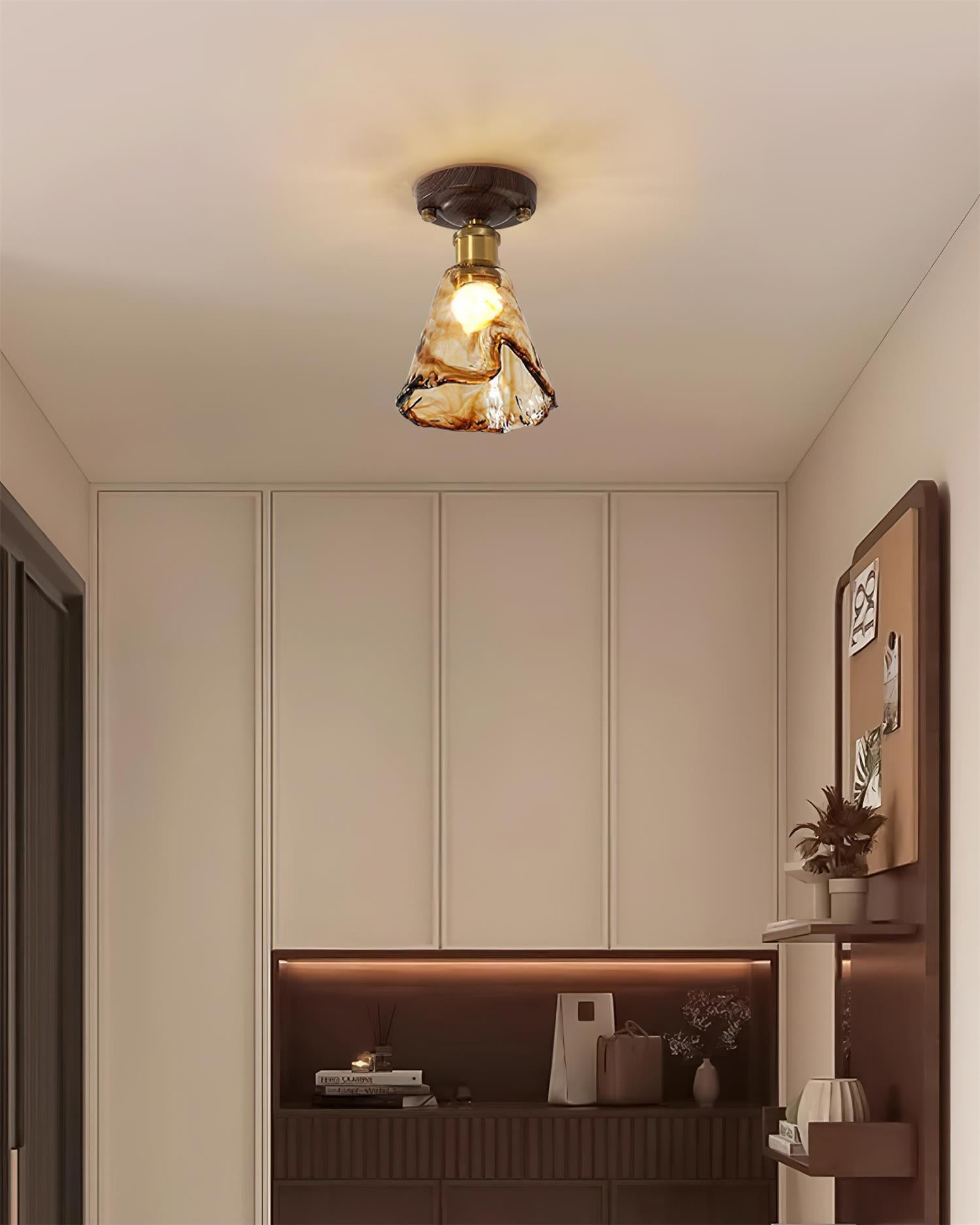 Velimo Bernstein Glas Einbau Leuchte-Letslighting