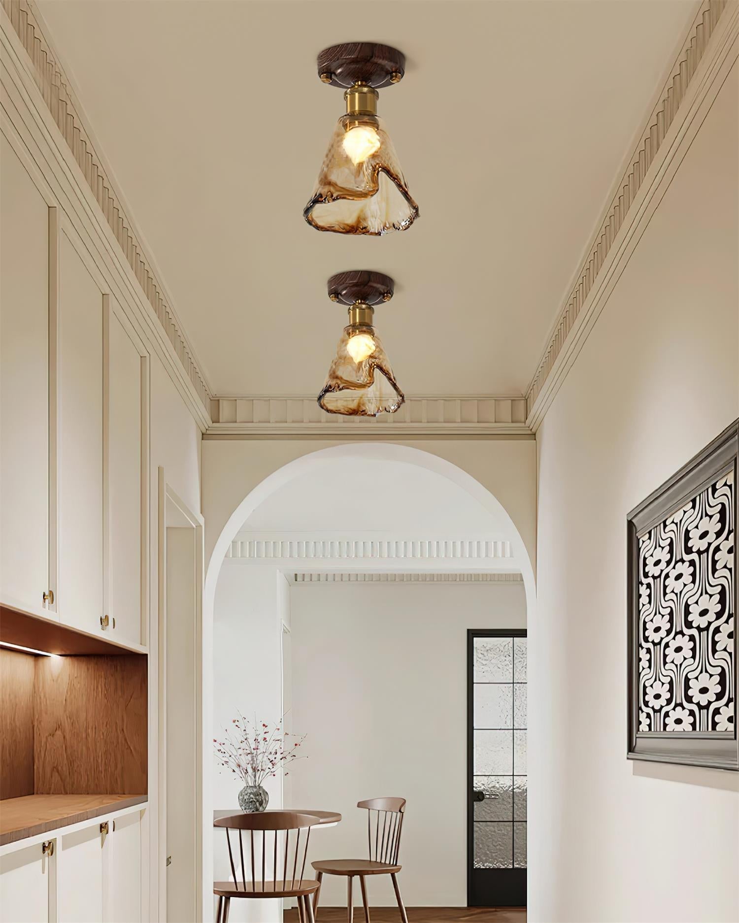 Velimo Bernstein Glas Einbau Leuchte-Letslighting