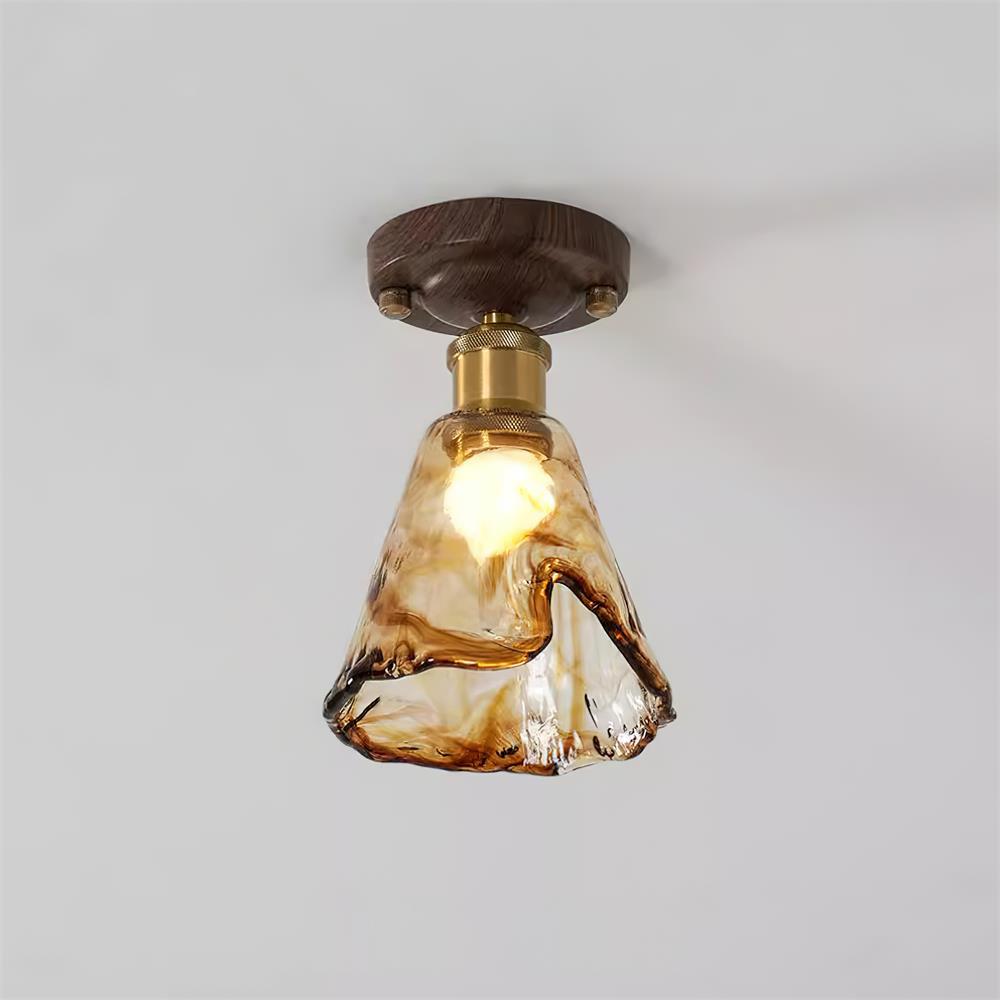 Velimo Bernstein Glas Einbau Leuchte-Letslighting