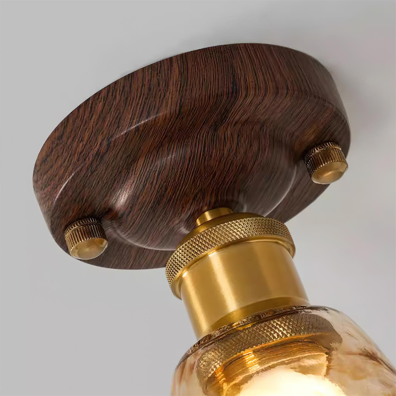 Velimo Bernstein Glas Einbau Leuchte-Letslighting
