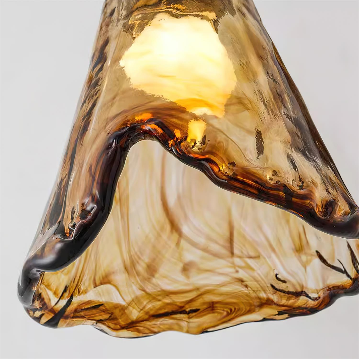 Velimo Bernstein Glas Einbau Leuchte-Letslighting