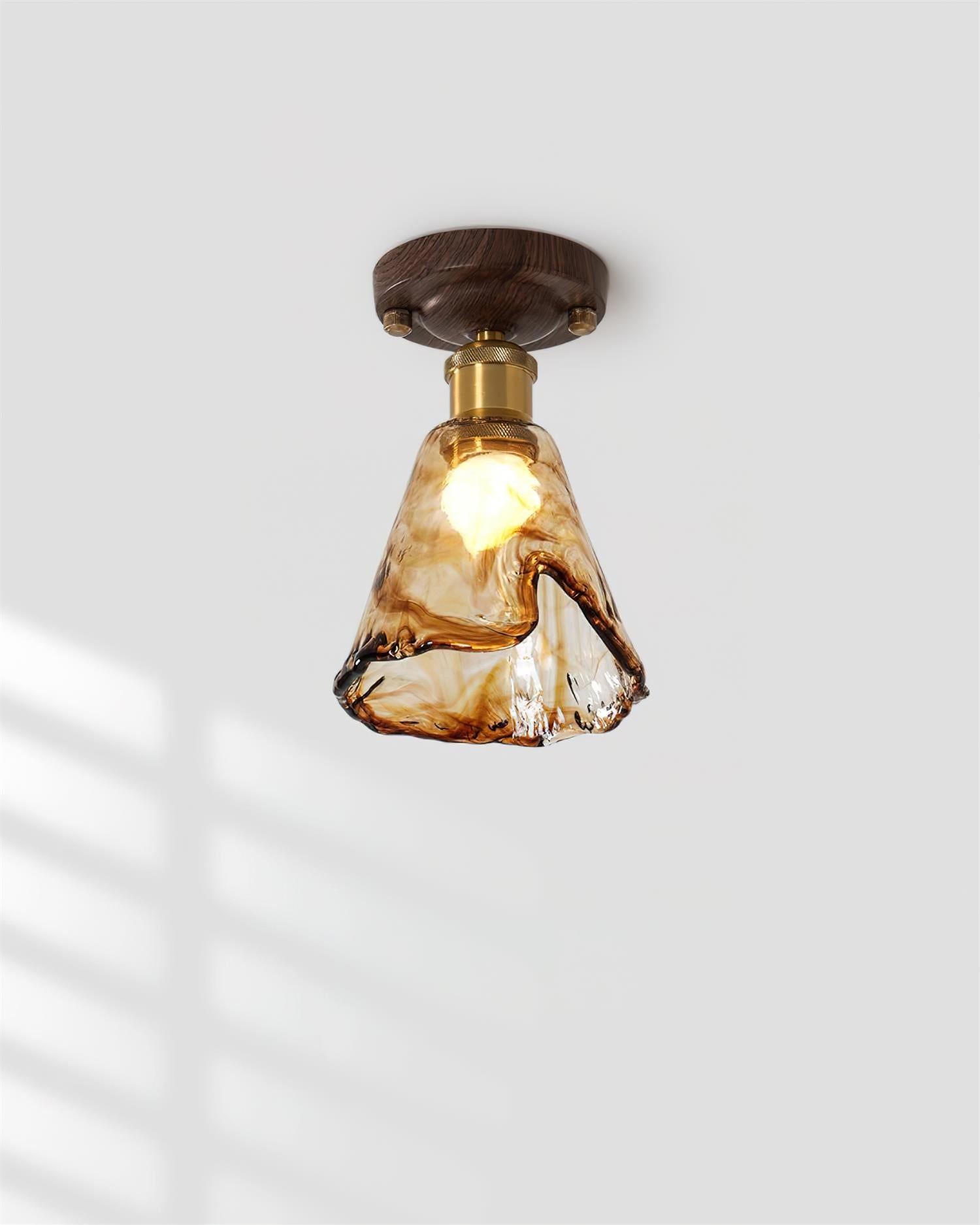 Velimo Bernstein Glas Einbau Leuchte-Letslighting