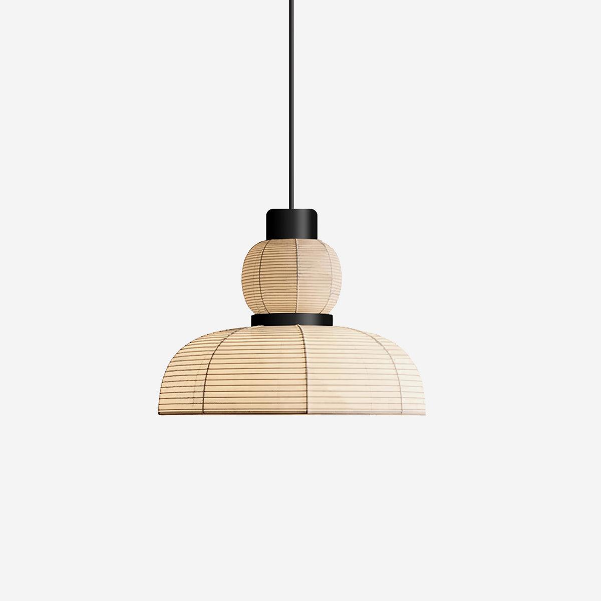 Pendelleuchte Weißer Stoffschirm Schwarzes Kabel Sanfter-Letslighting