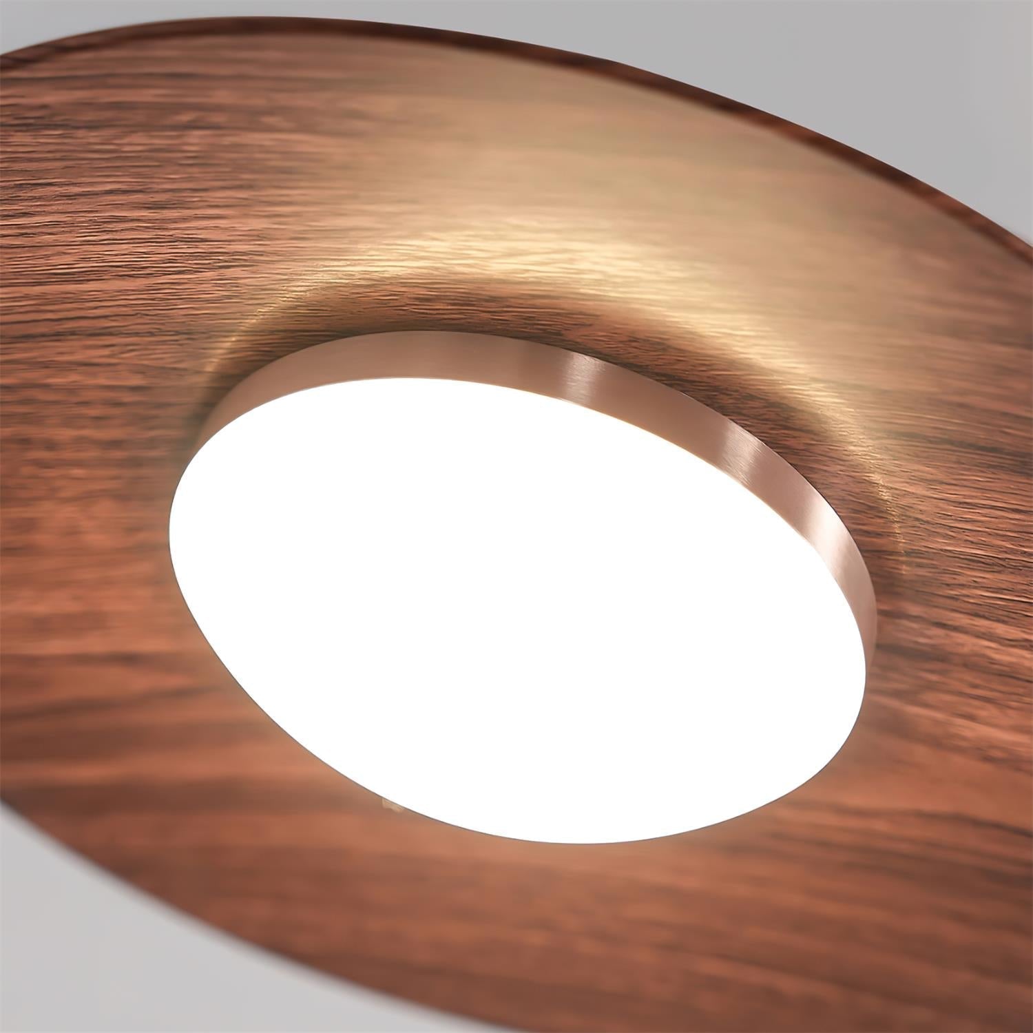 Veylo Pendelleuchte Modern Schwenkarm Holzschirm-Letslighting